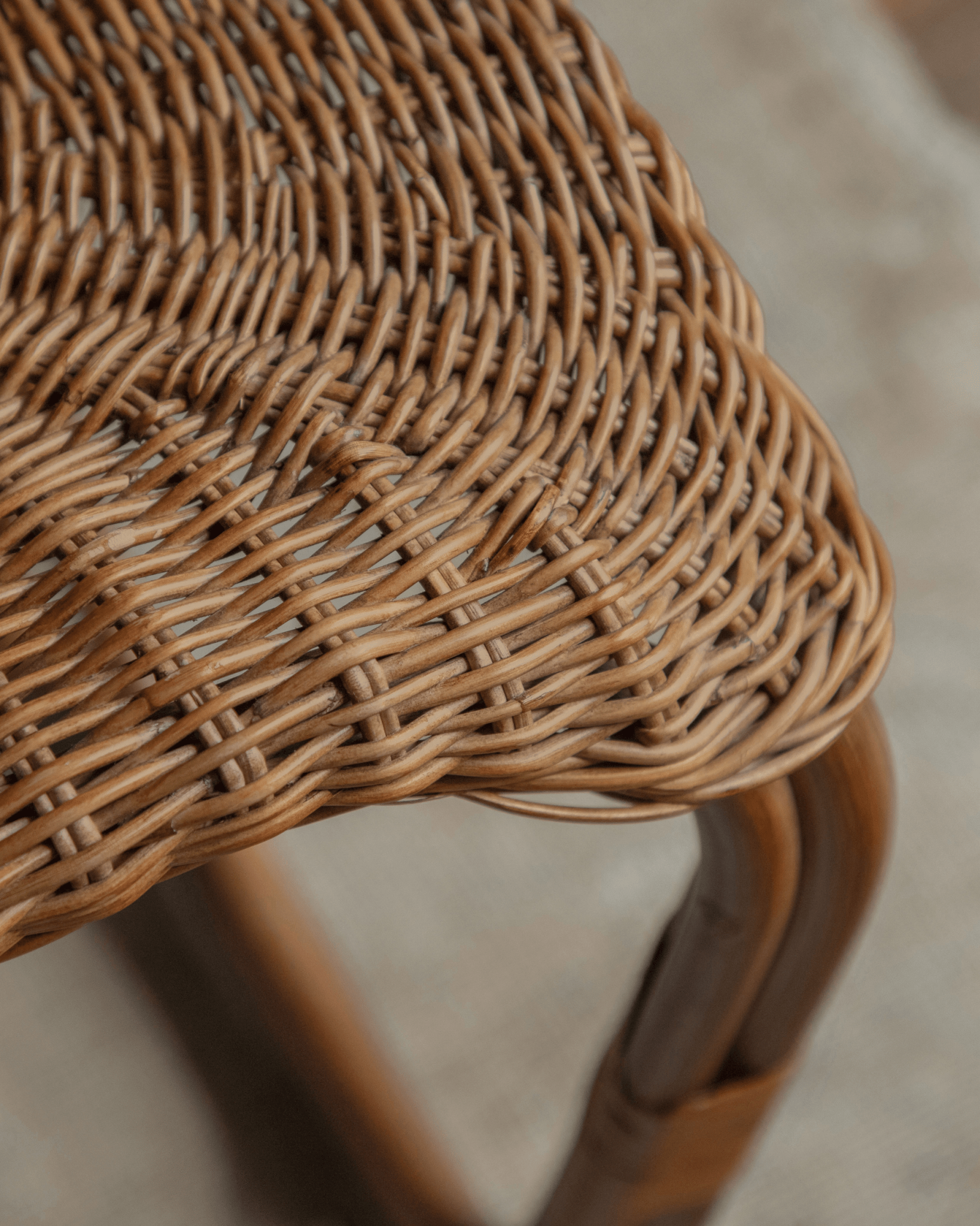 Pinecone Rattan Side Table - ZM Home