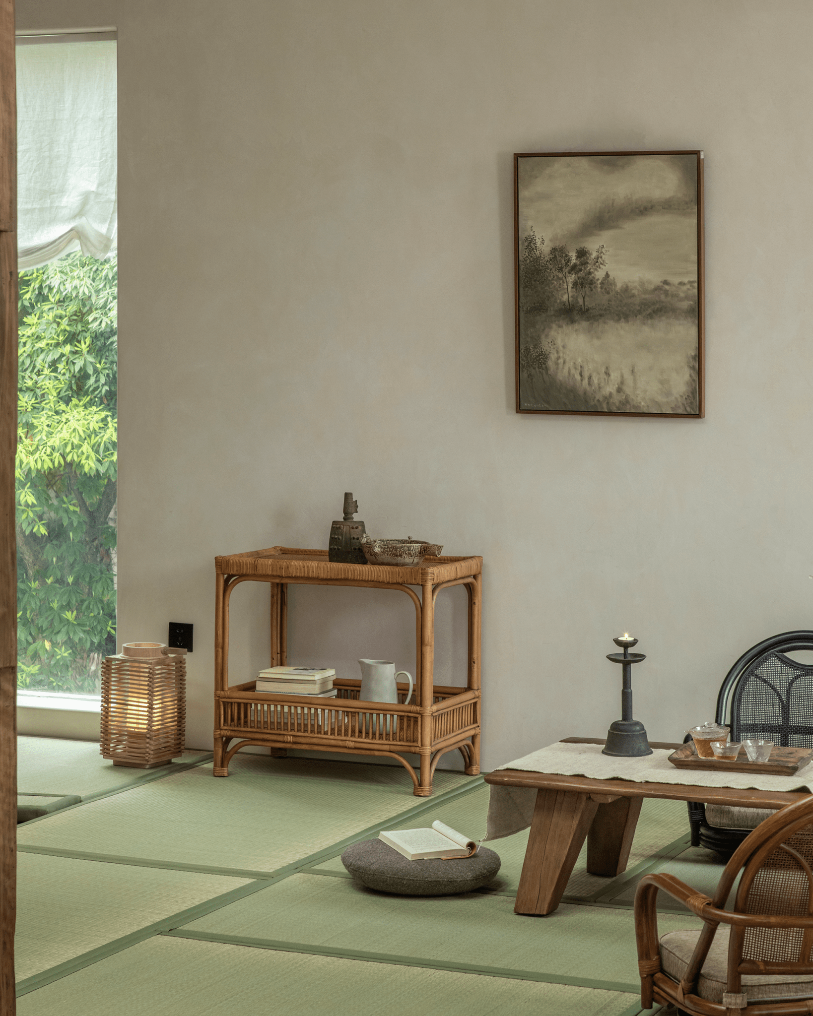 Kaeo Rattan End Table - ZM Home