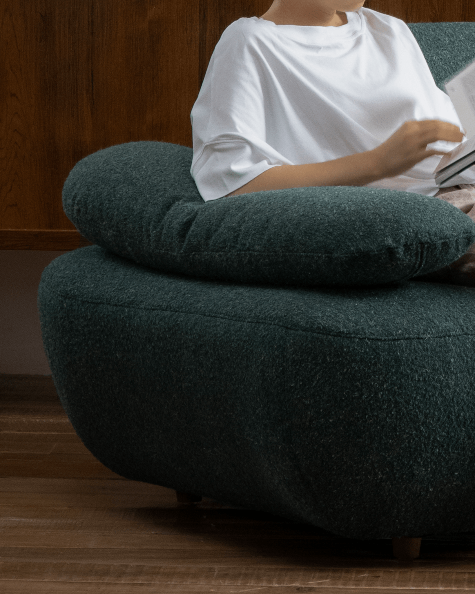 Gestein Bouclé Armchair - ZM Home