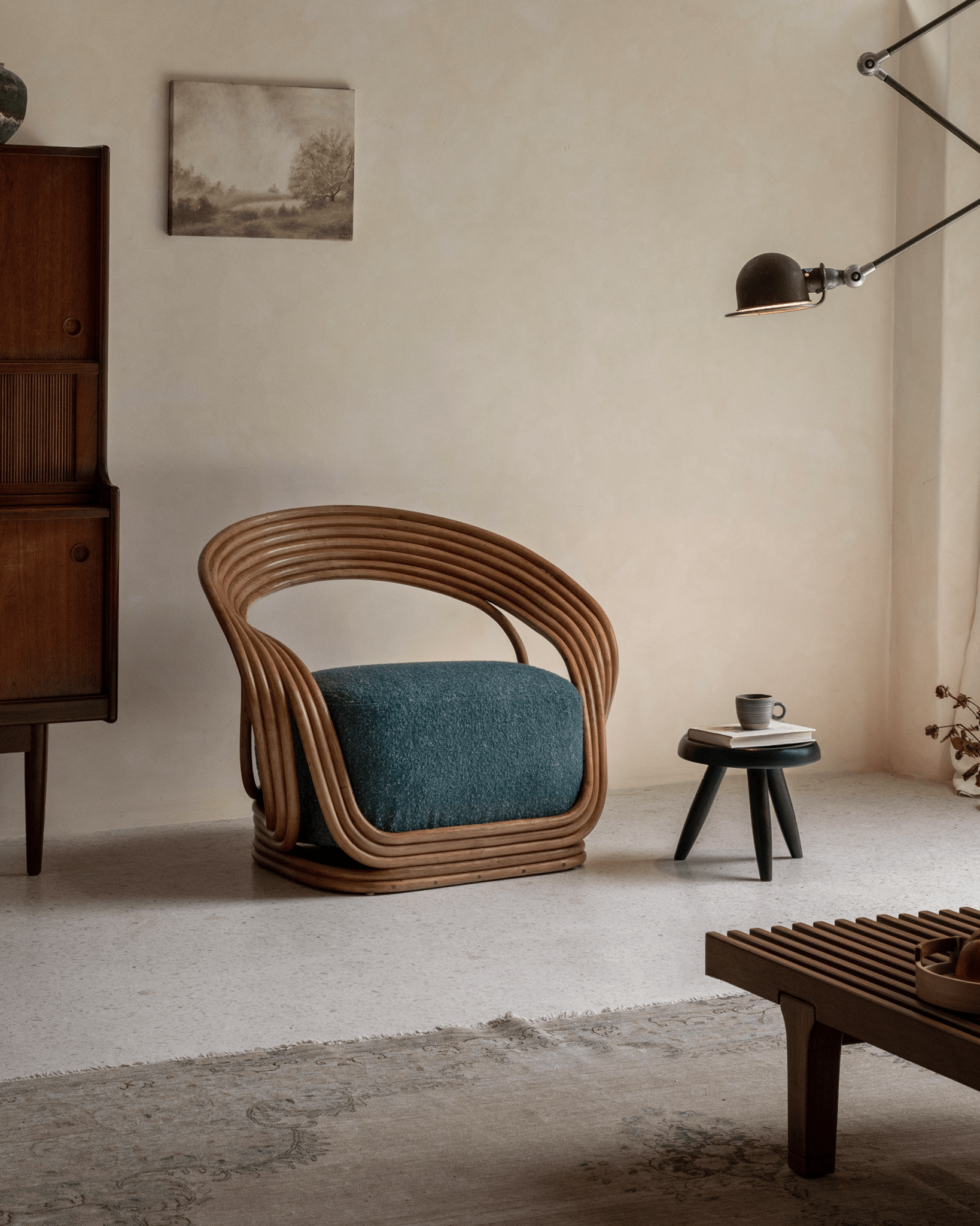 Undina Rattan Lounge Chair - ZM Home