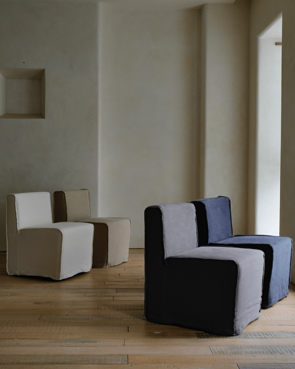 Castor Slipcover Sofa Chair - ZM Home