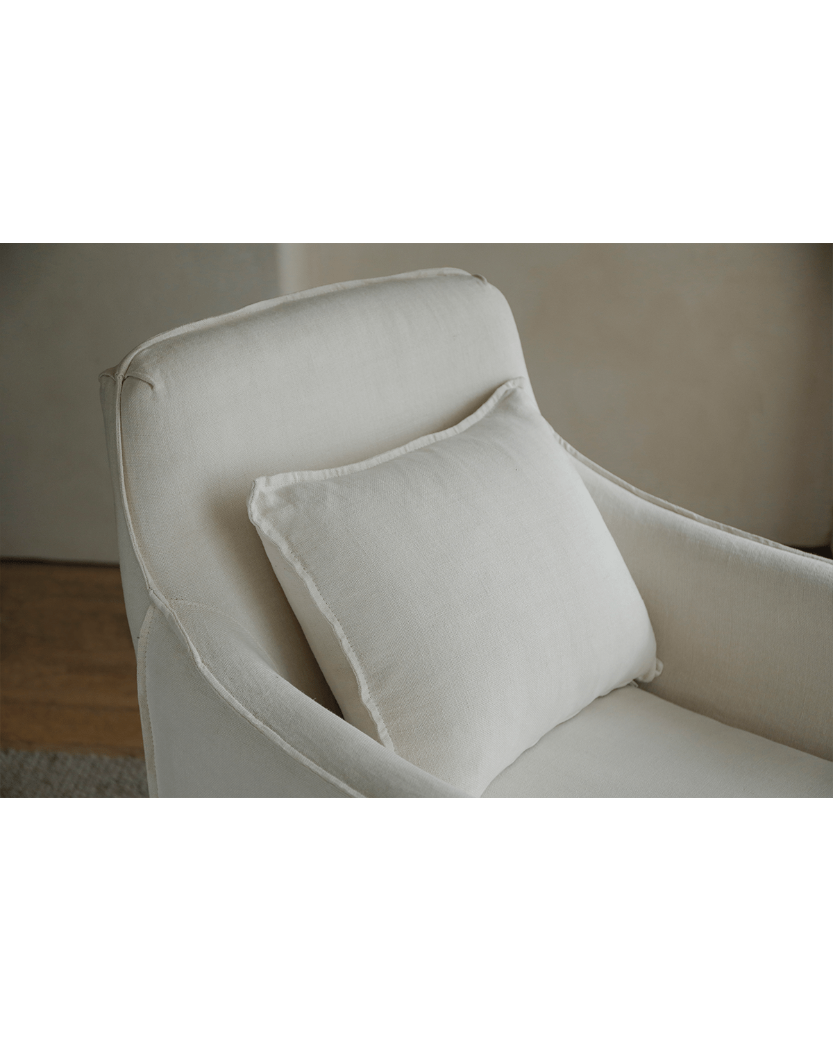 Sola Slipcovered Armchair - ZM Home
