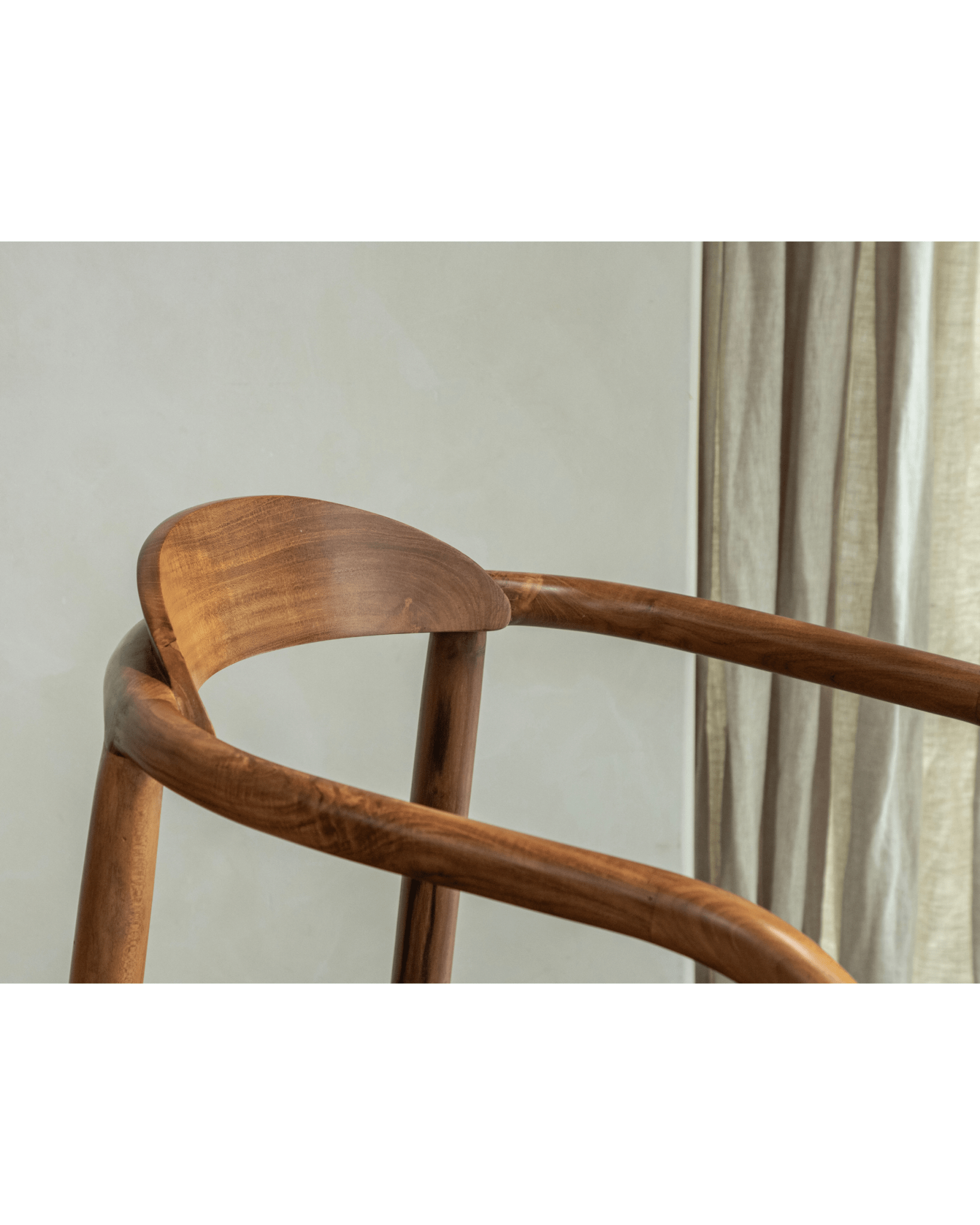 Crescent Shearling Chair - ZM Home