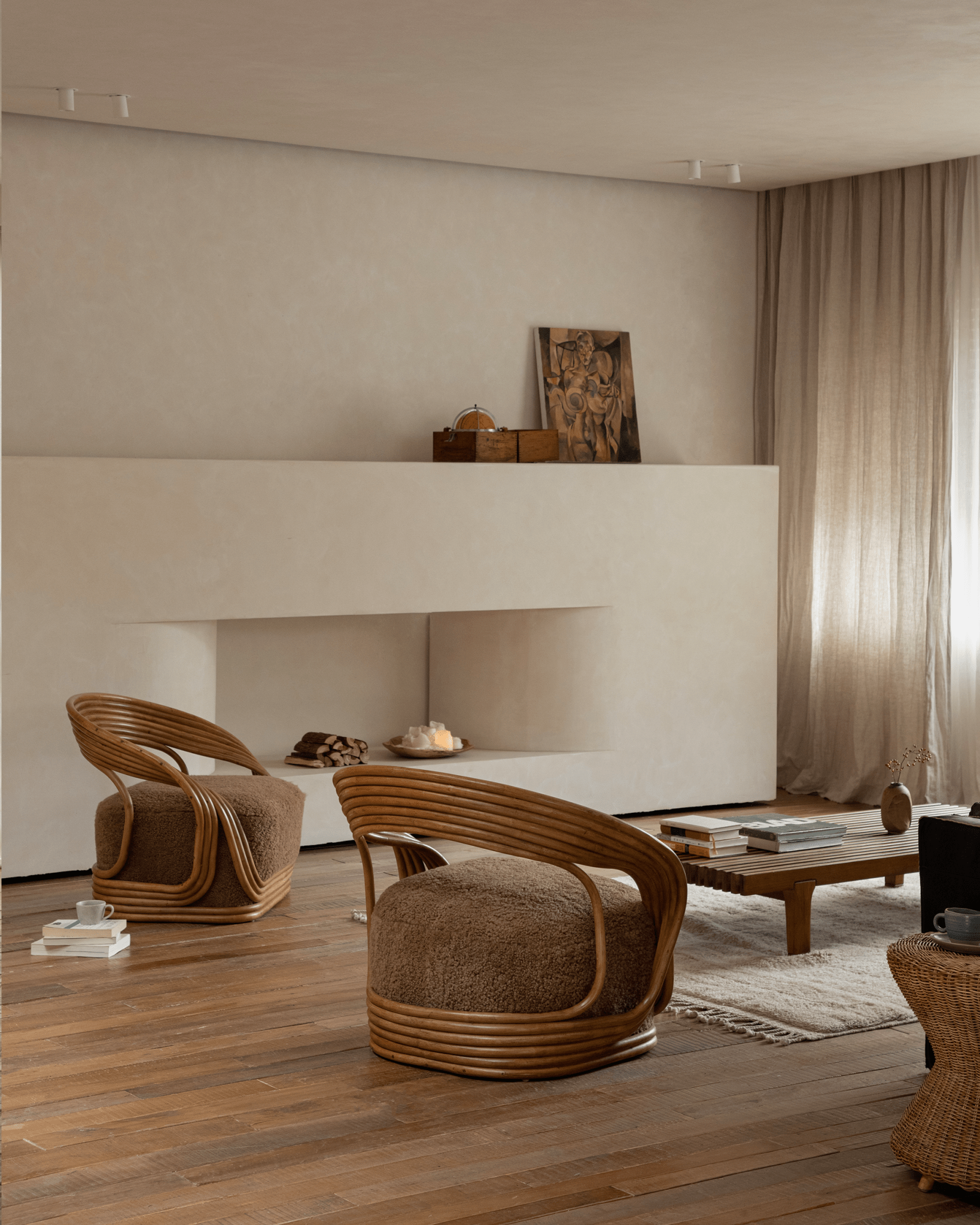 Undina Rattan Lounge Chair - ZM Home