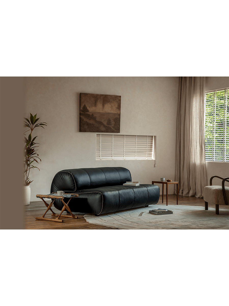 Wave Nappa Leather Sofa - ZM Home