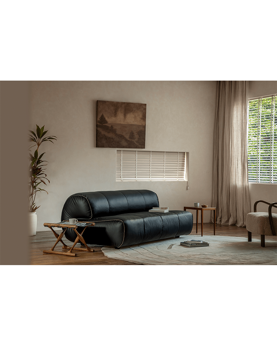 Wave Nappa Leather Sofa - ZM Home
