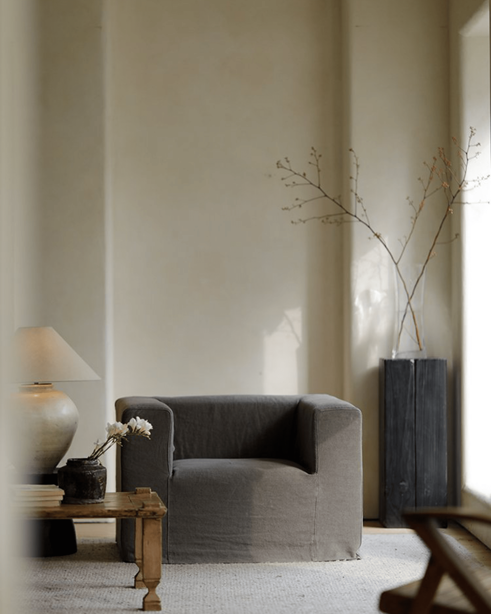 Lea Slipcover Armchair - ZM Home