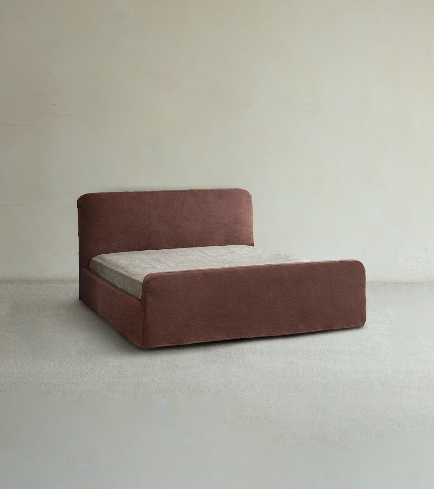 Guni Slipcover Linen Bed - ZM Home