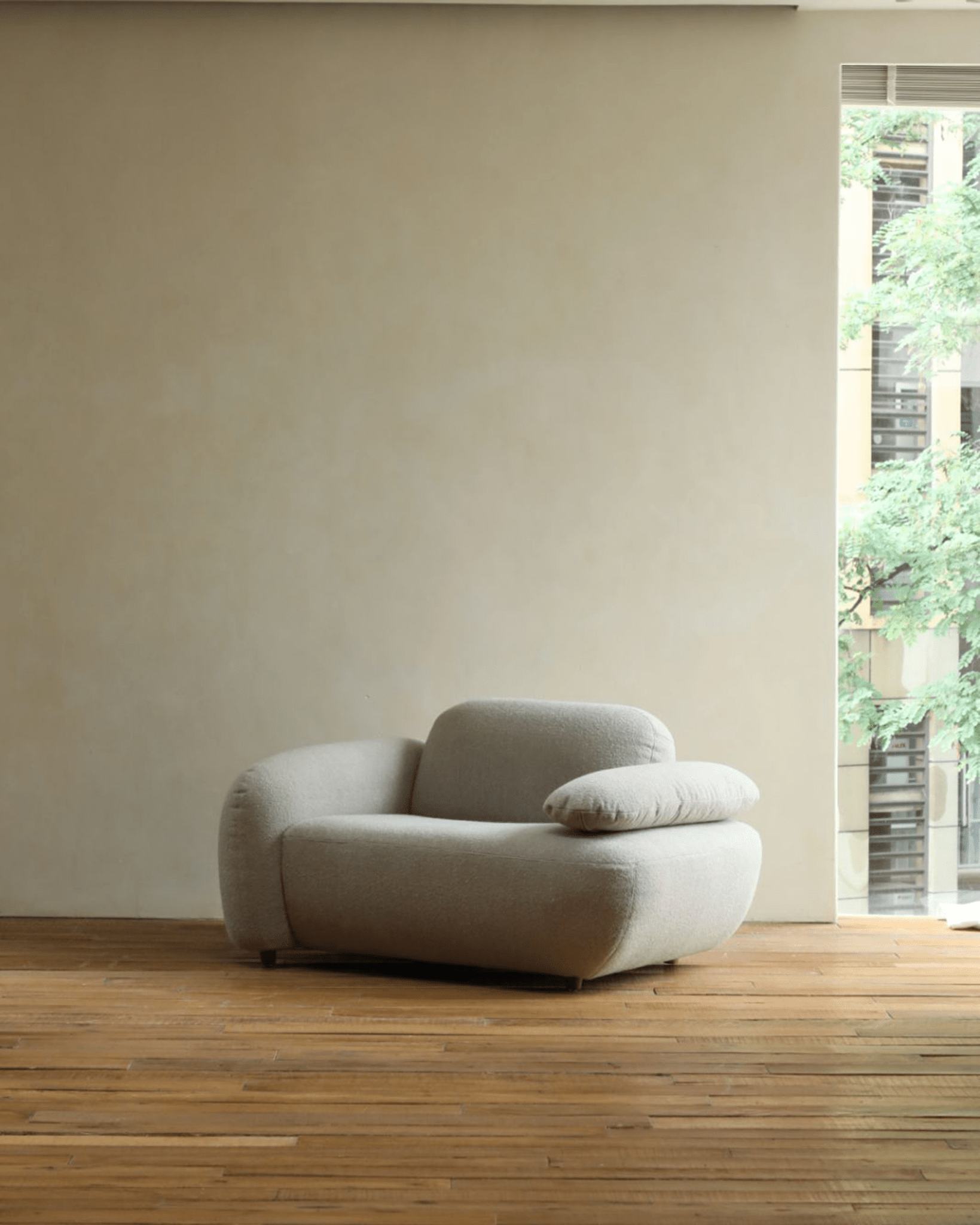 Gestein Bouclé Armchair - ZM Home