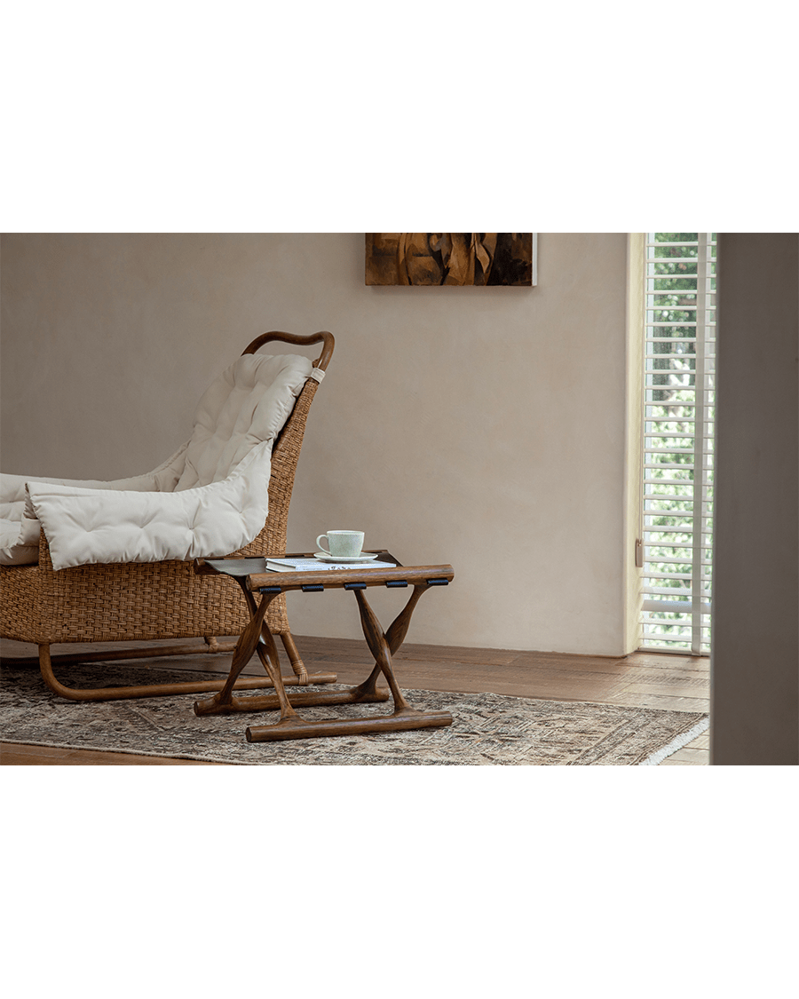 Maverick Leather Stool - ZM Home