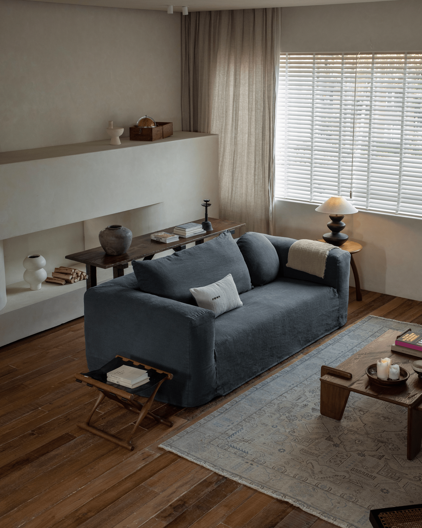 Domu Natural Slipcover Sofa - ZM Home