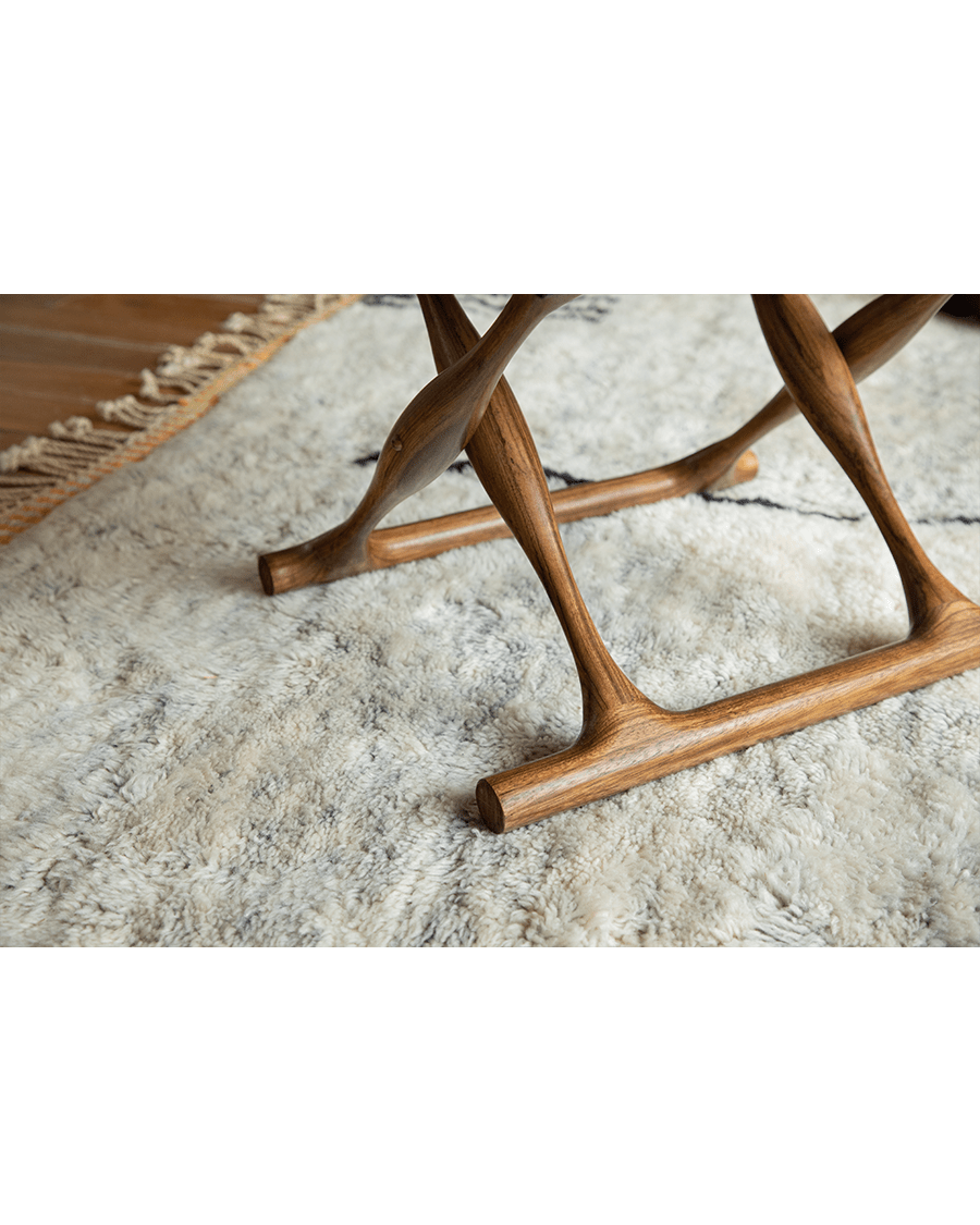 Maverick Leather Stool - ZM Home