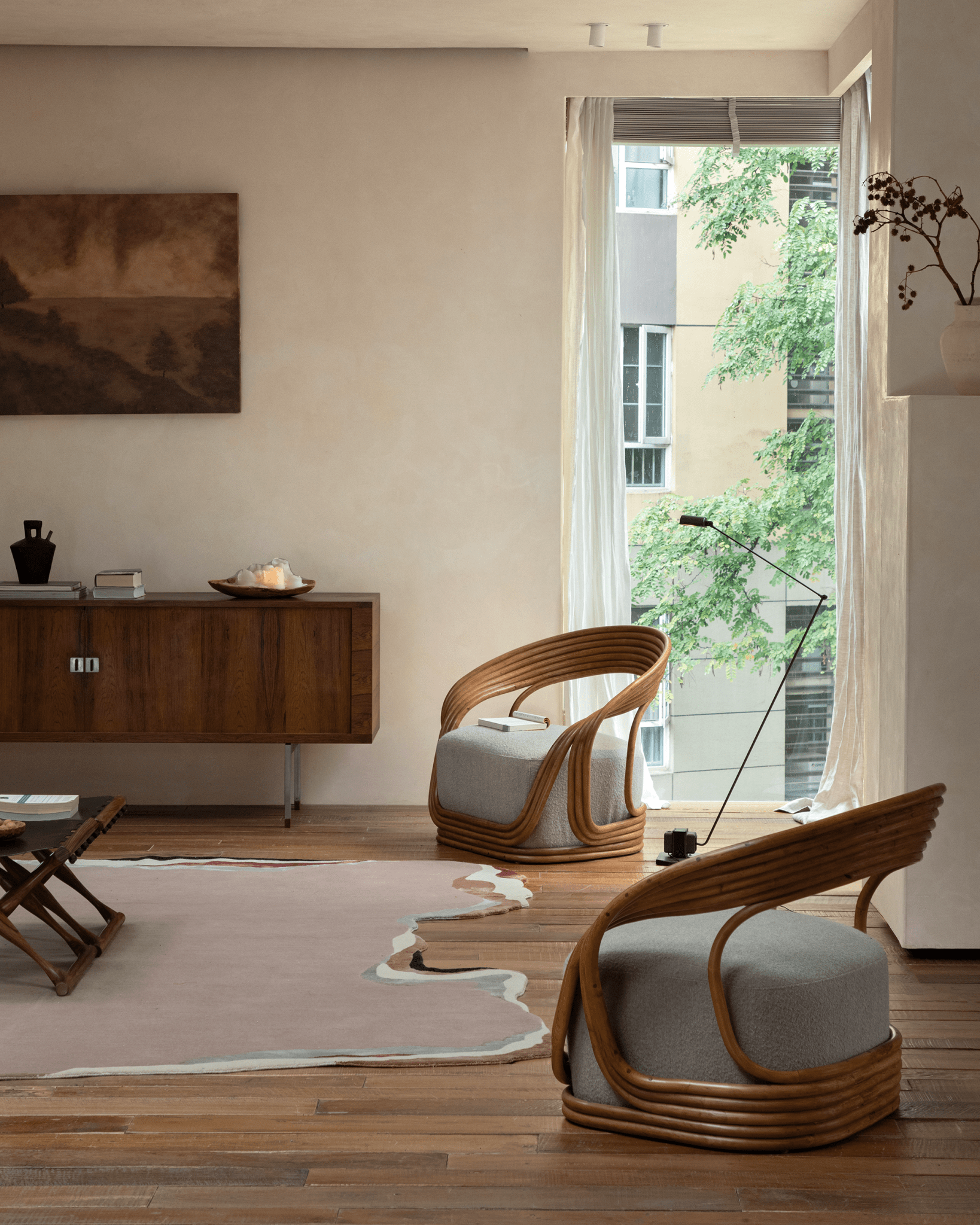 Undina Rattan Lounge Chair - ZM Home