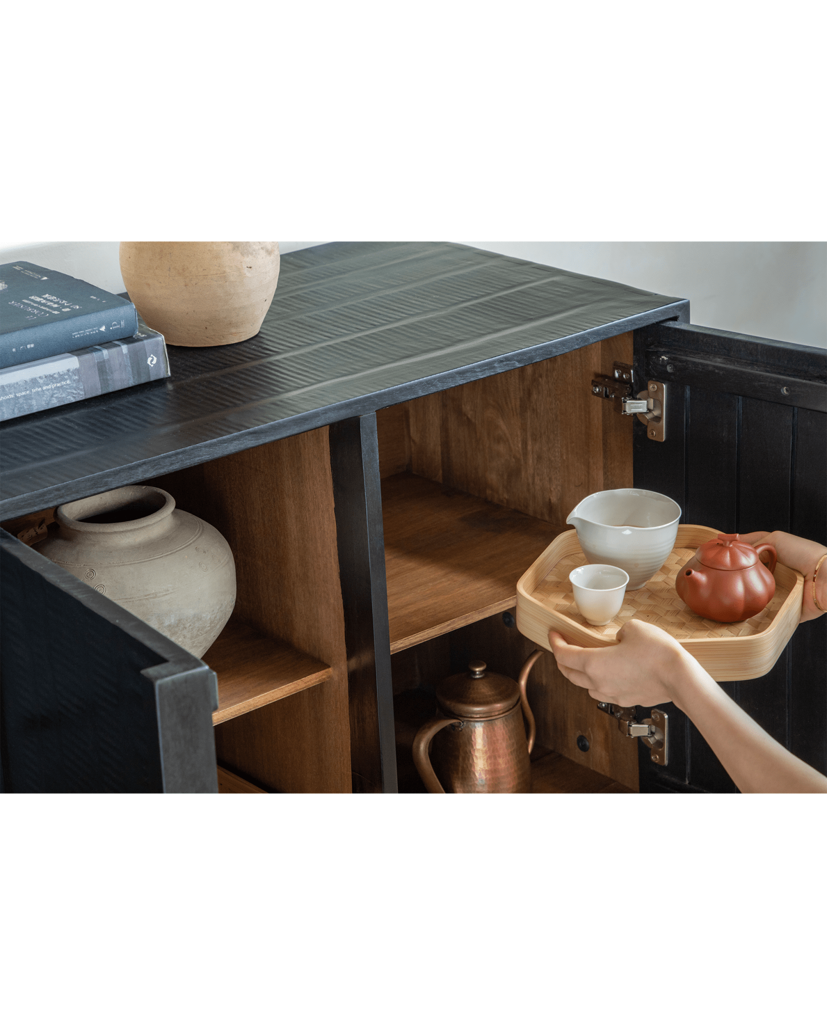 NO.32 Black Sideboard - ZM Home
