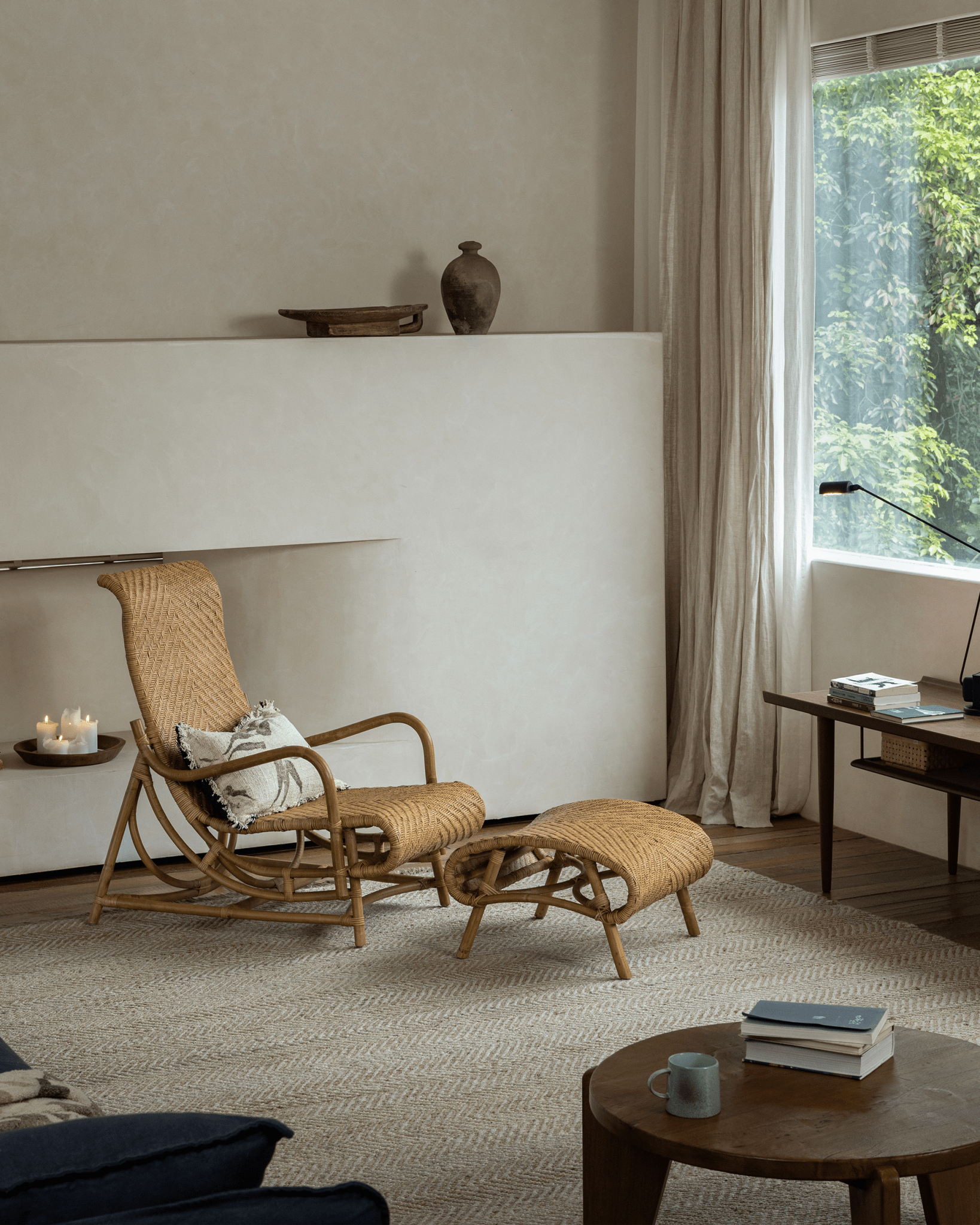 Nalgae Rattan Lounge Chair - ZM Home