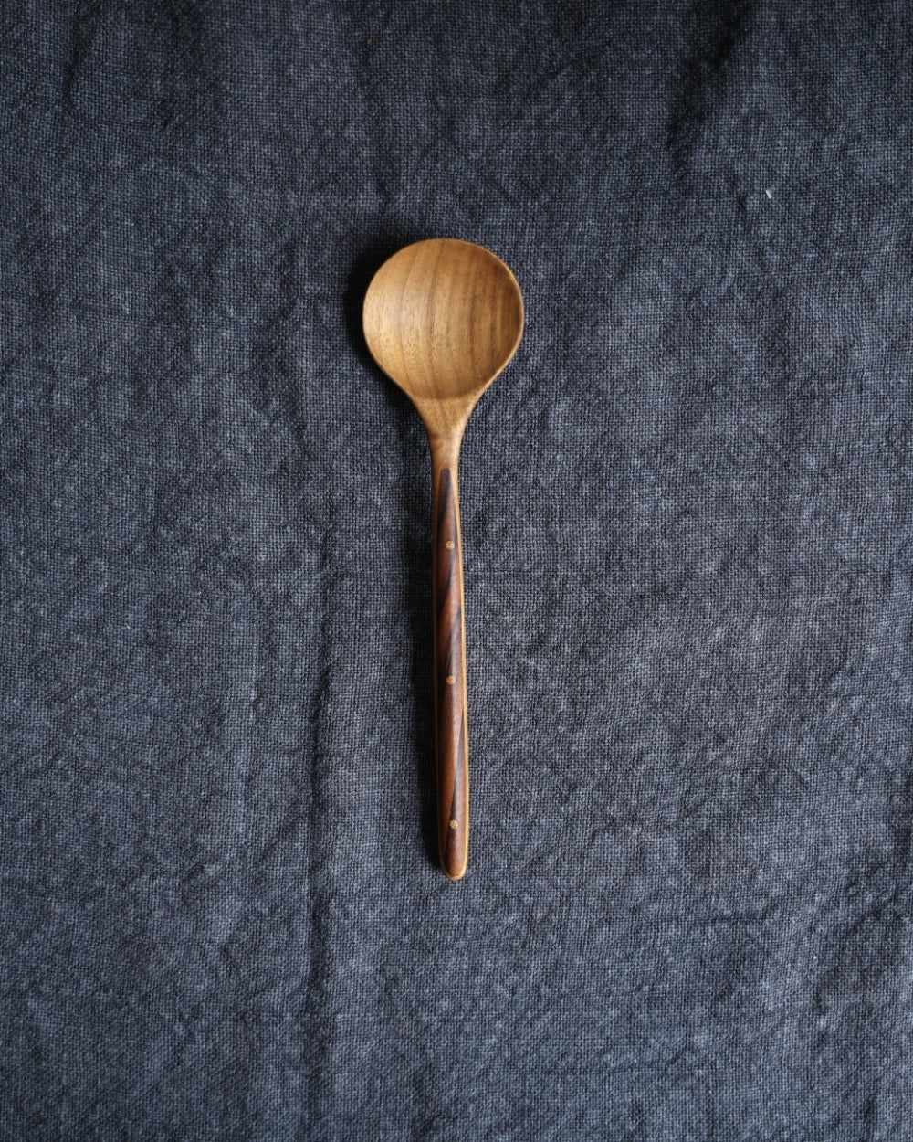 Ebony Wood Handle Table Spoon*2PCS - ZM Home