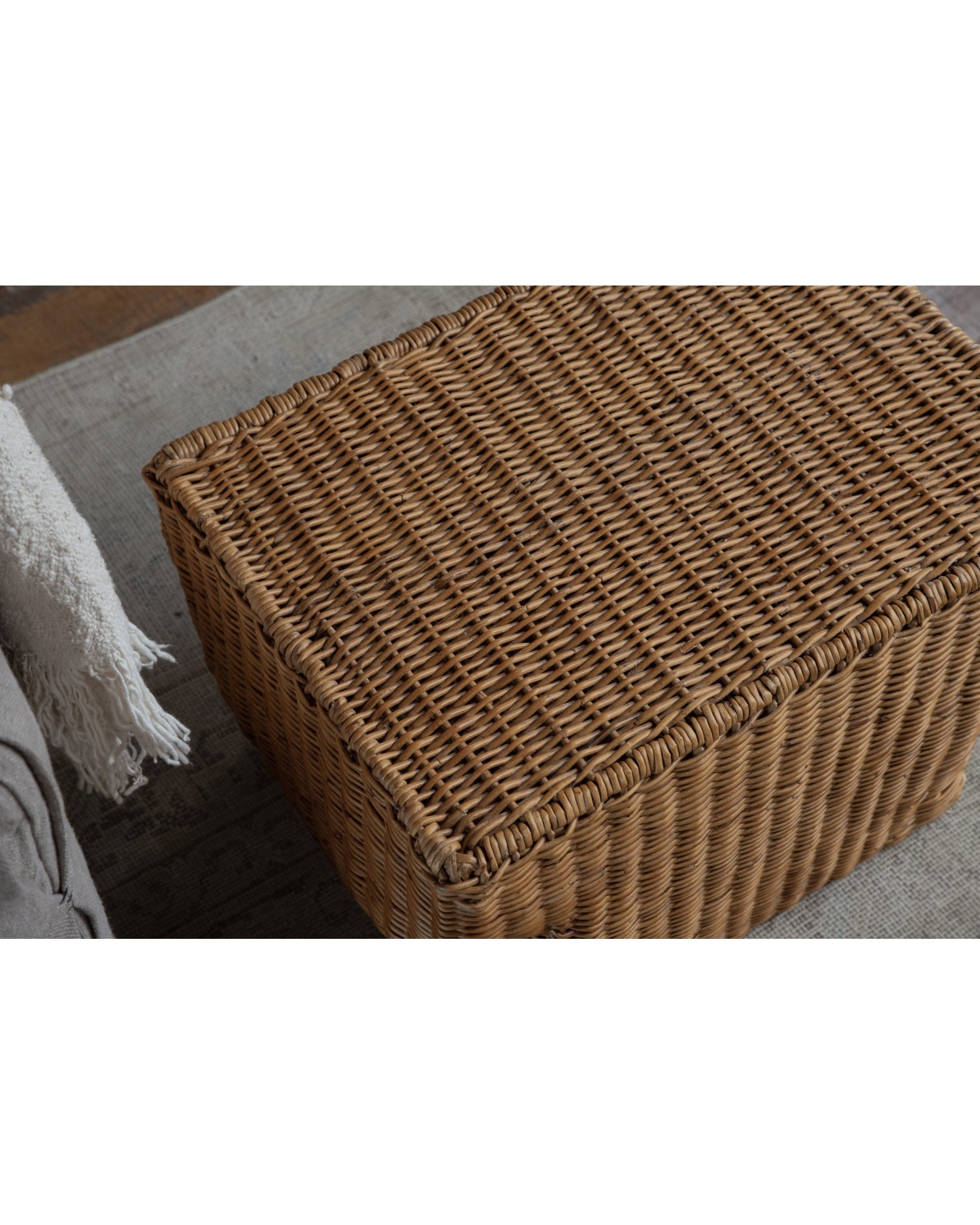 Bruno Rattan Side Table Set