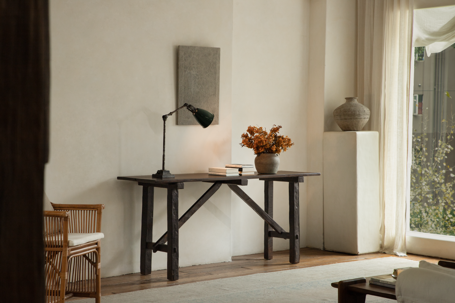 K - Shaped Console Table - ZM Home