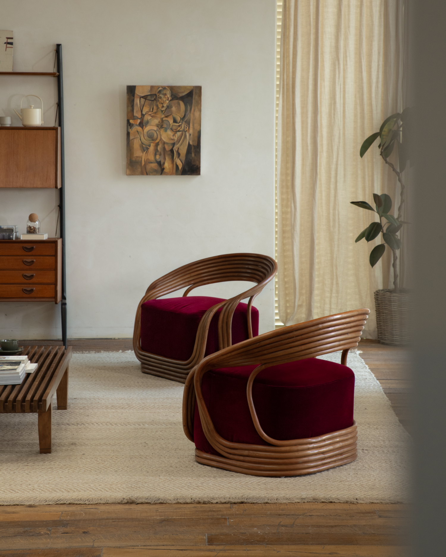 Undina Rattan Lounge Chair