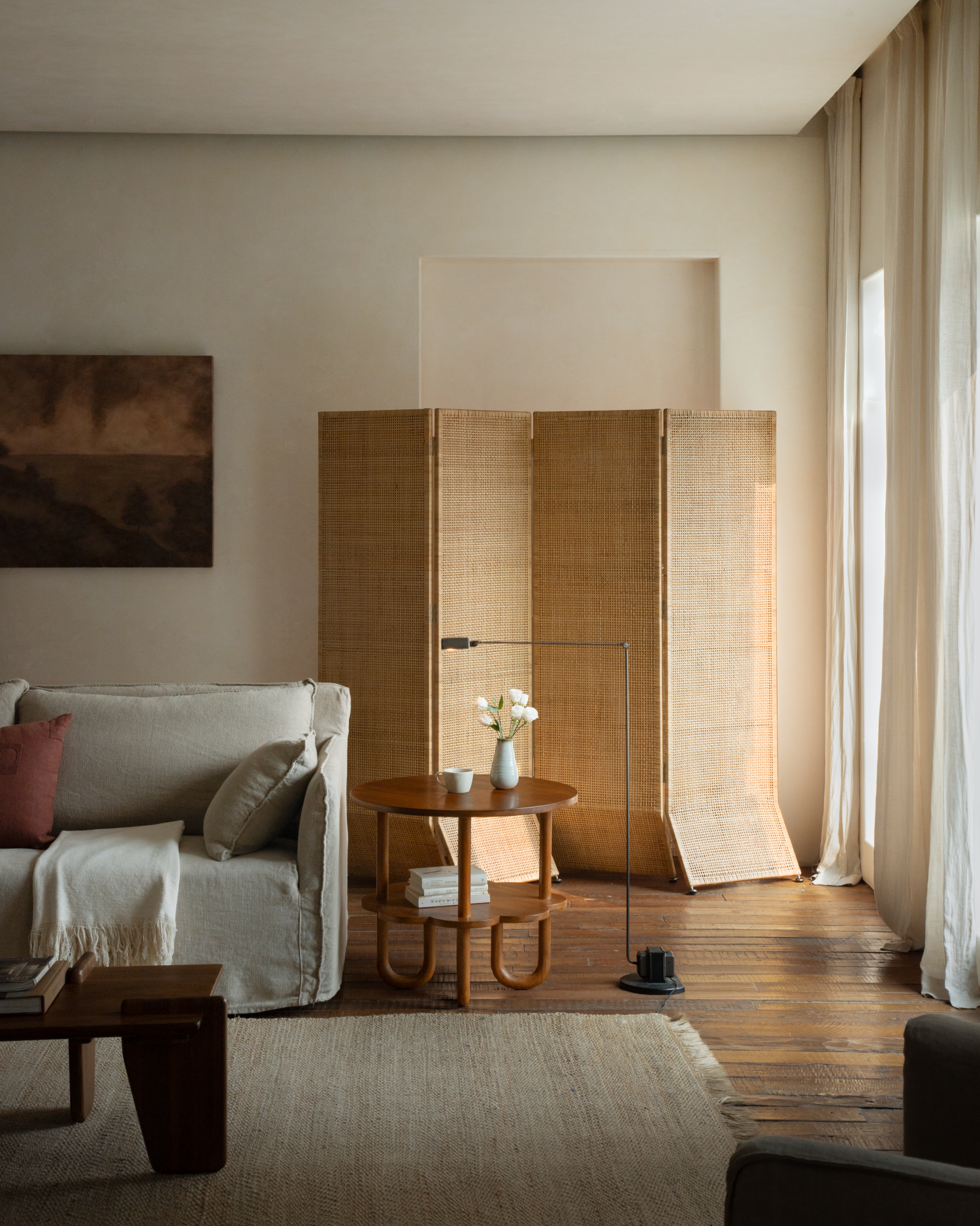 Solis Rattan Room Divider