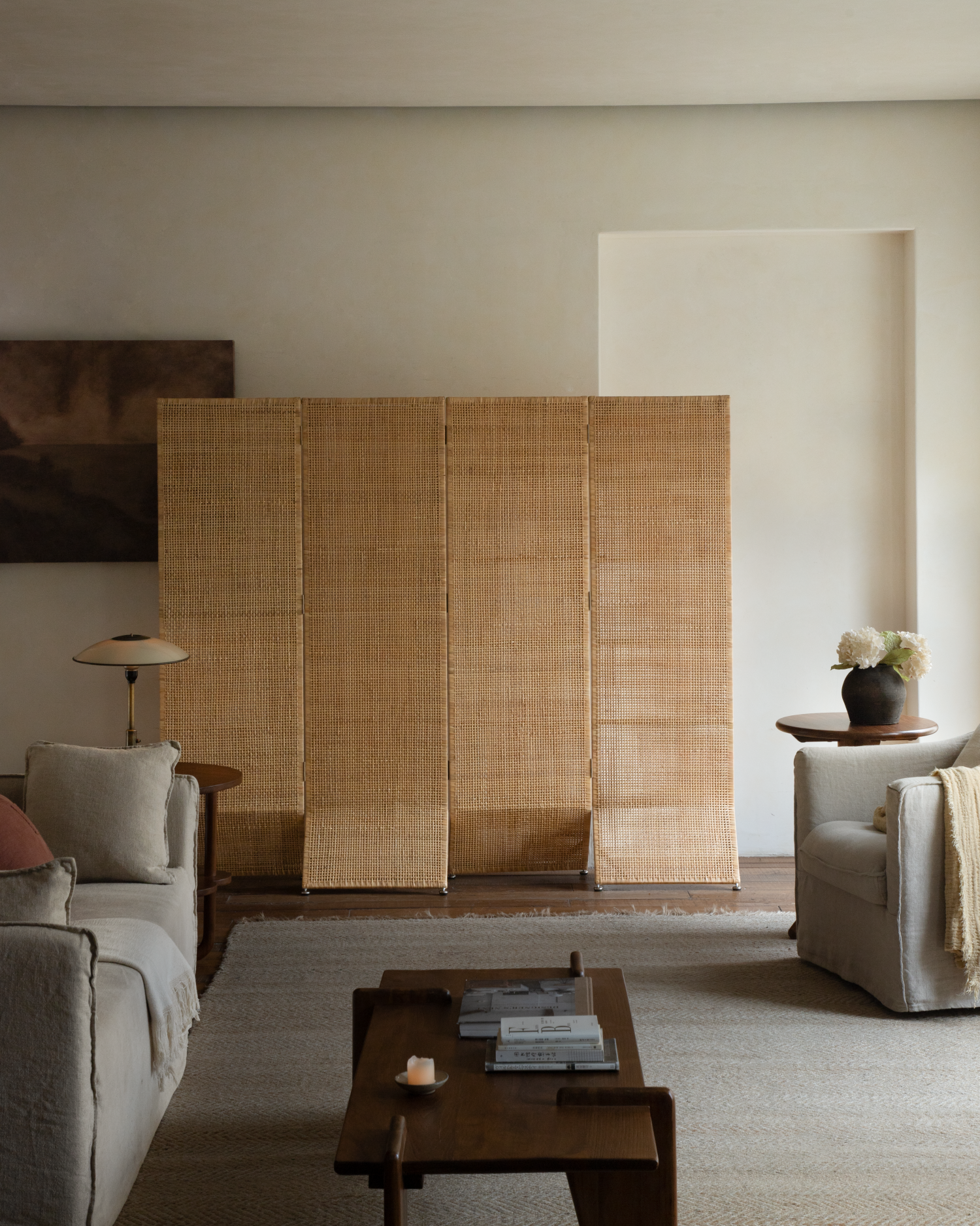 Solis Rattan Room Divider