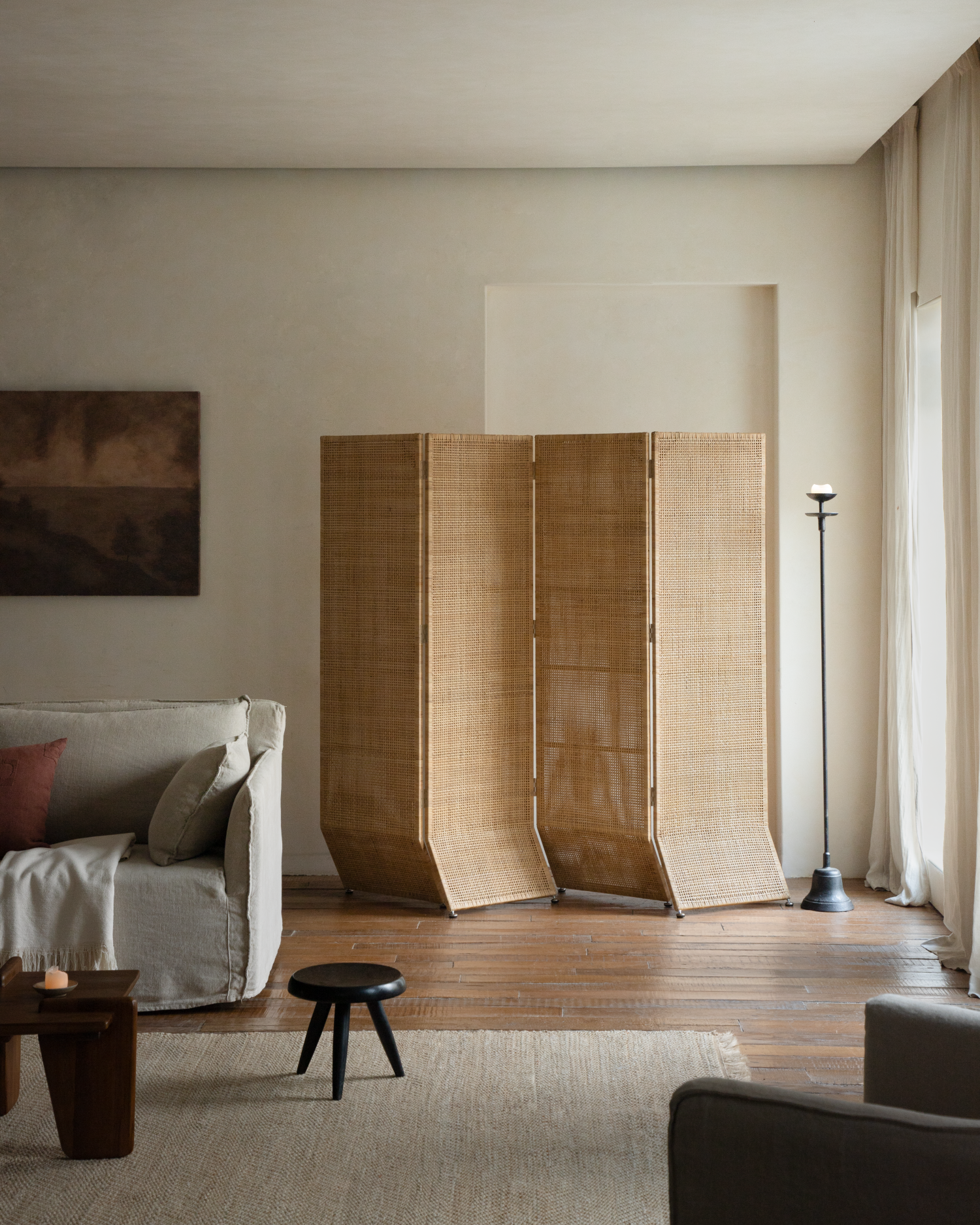 Solis Rattan Room Divider