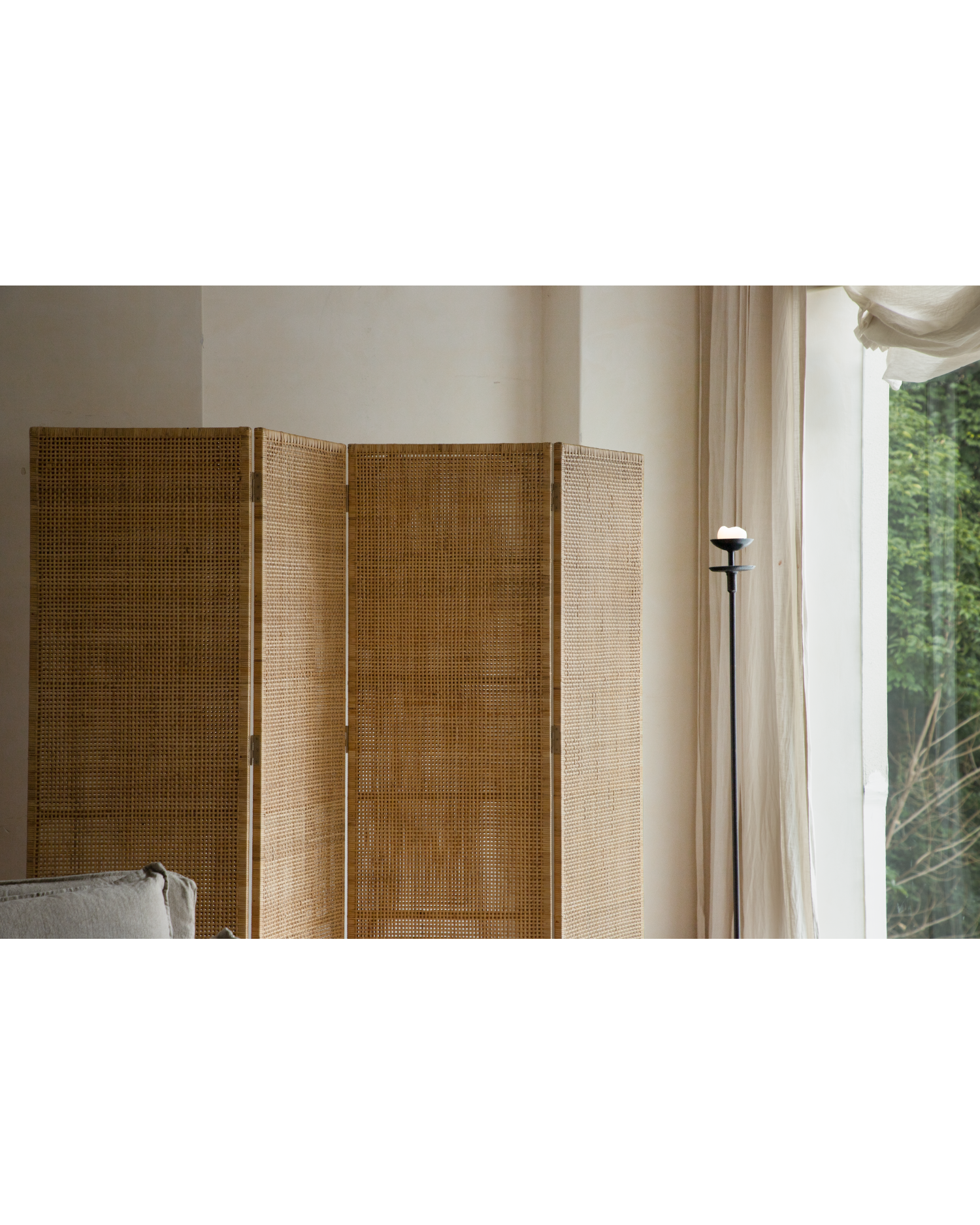Solis Rattan Room Divider