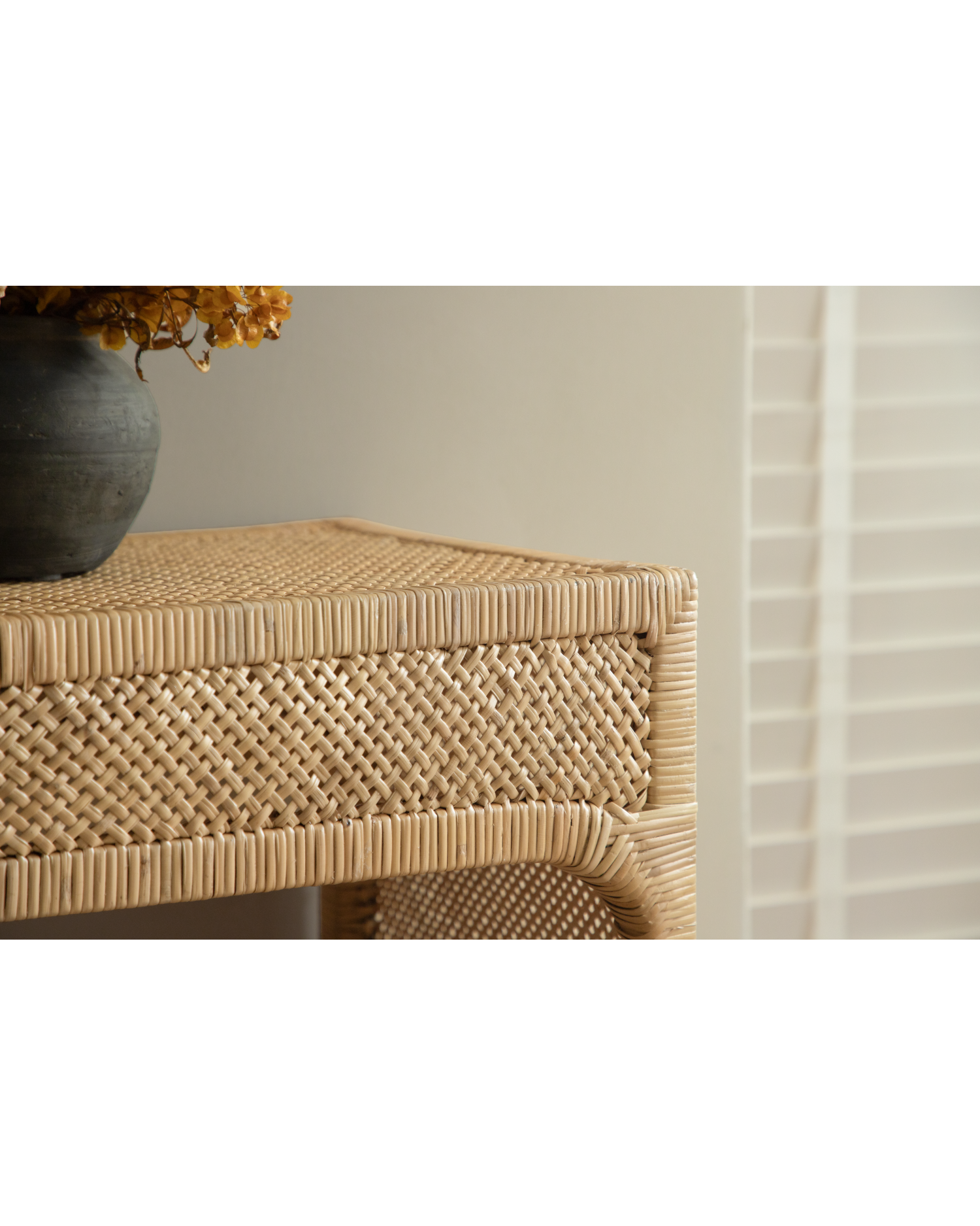 Mallow Rattan Shelving Unit