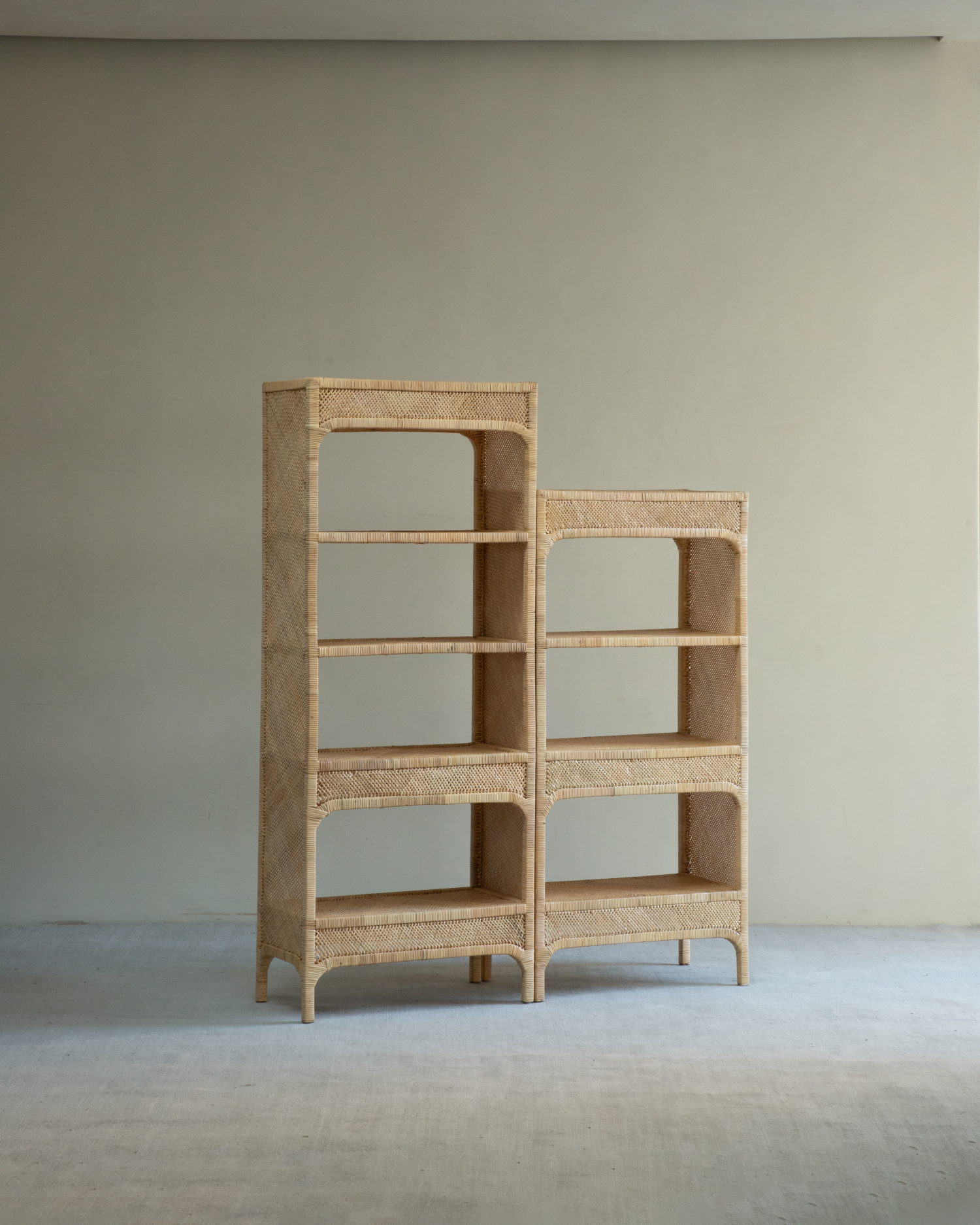 Mallow Rattan Shelving Unit