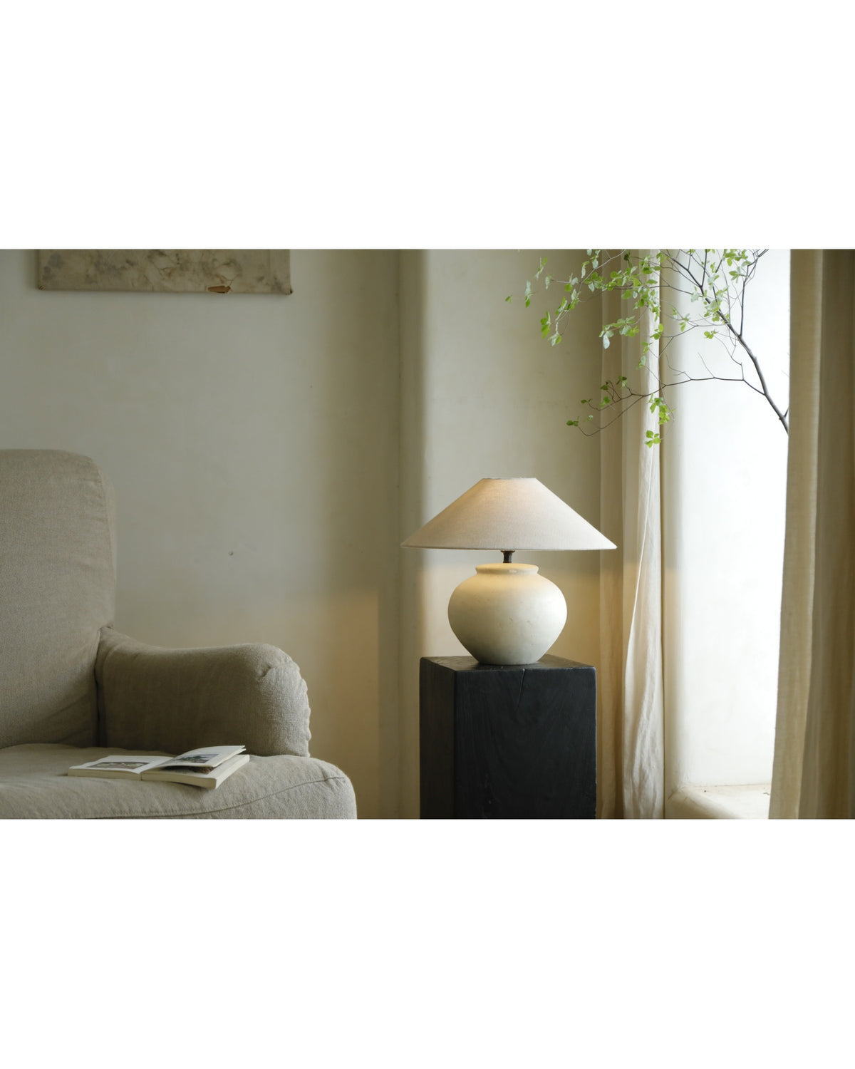 Moon Ceramic Lamp
