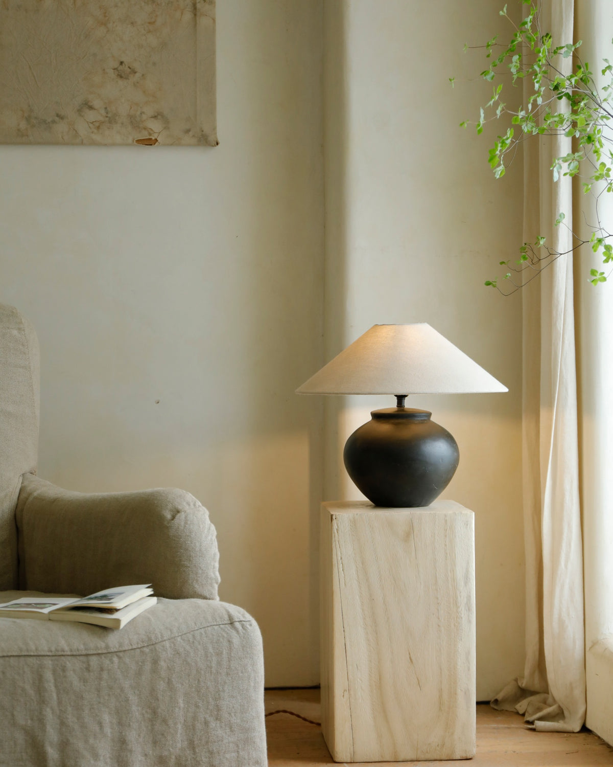Moon Ceramic Lamp