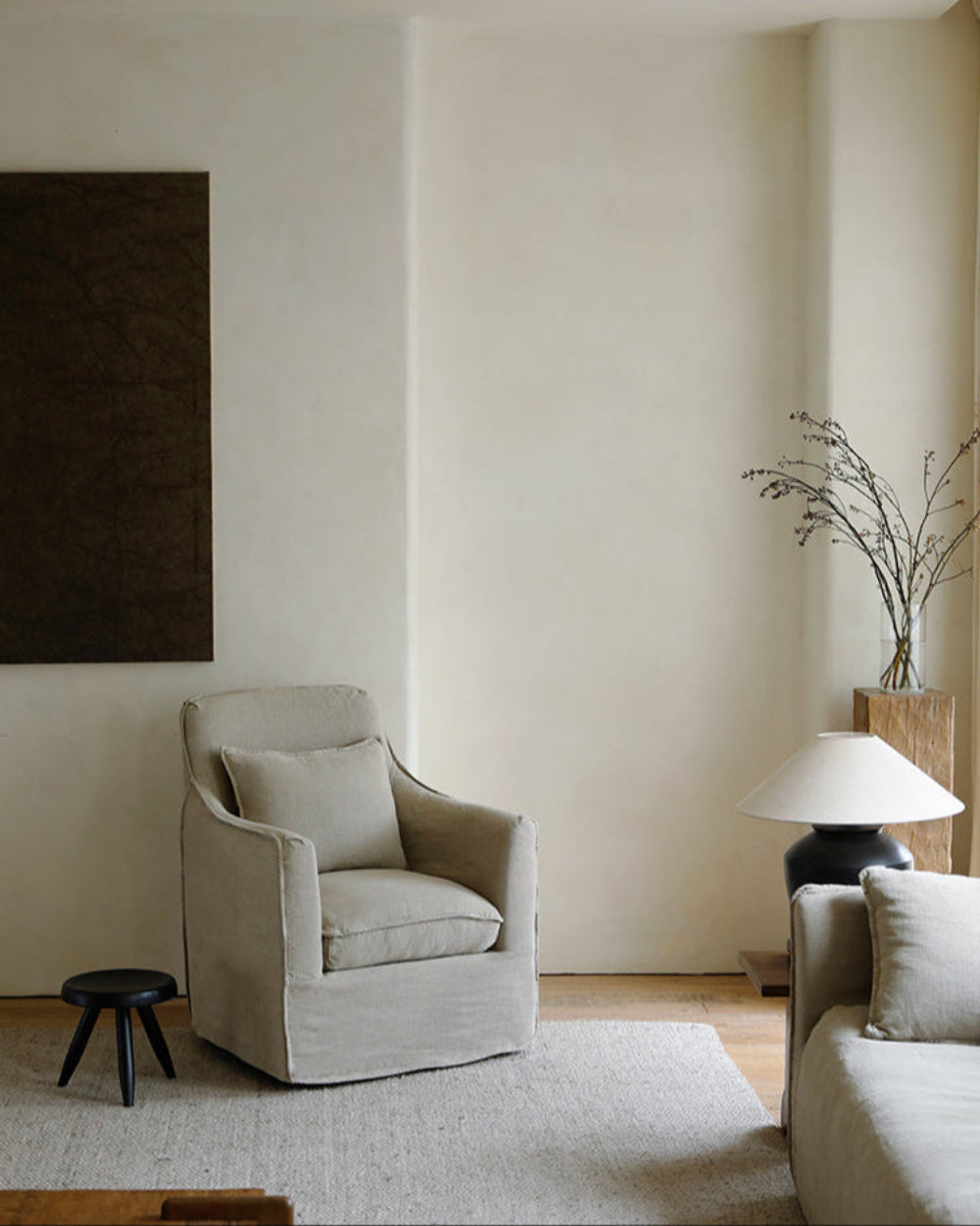 Sola Slipcovered Armchair