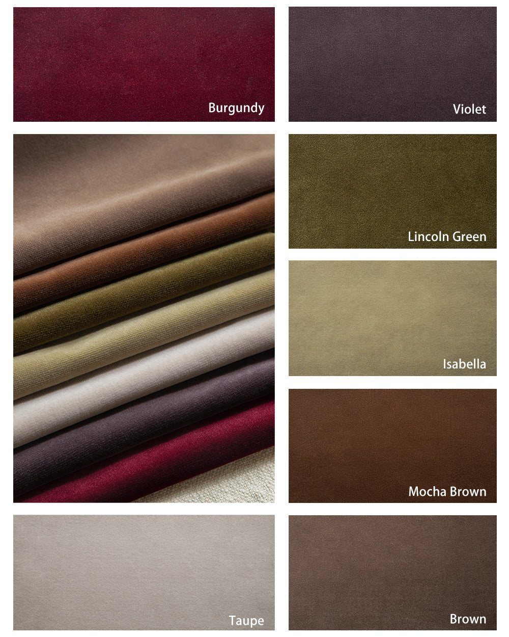 Velvet Swatches - ZM Home