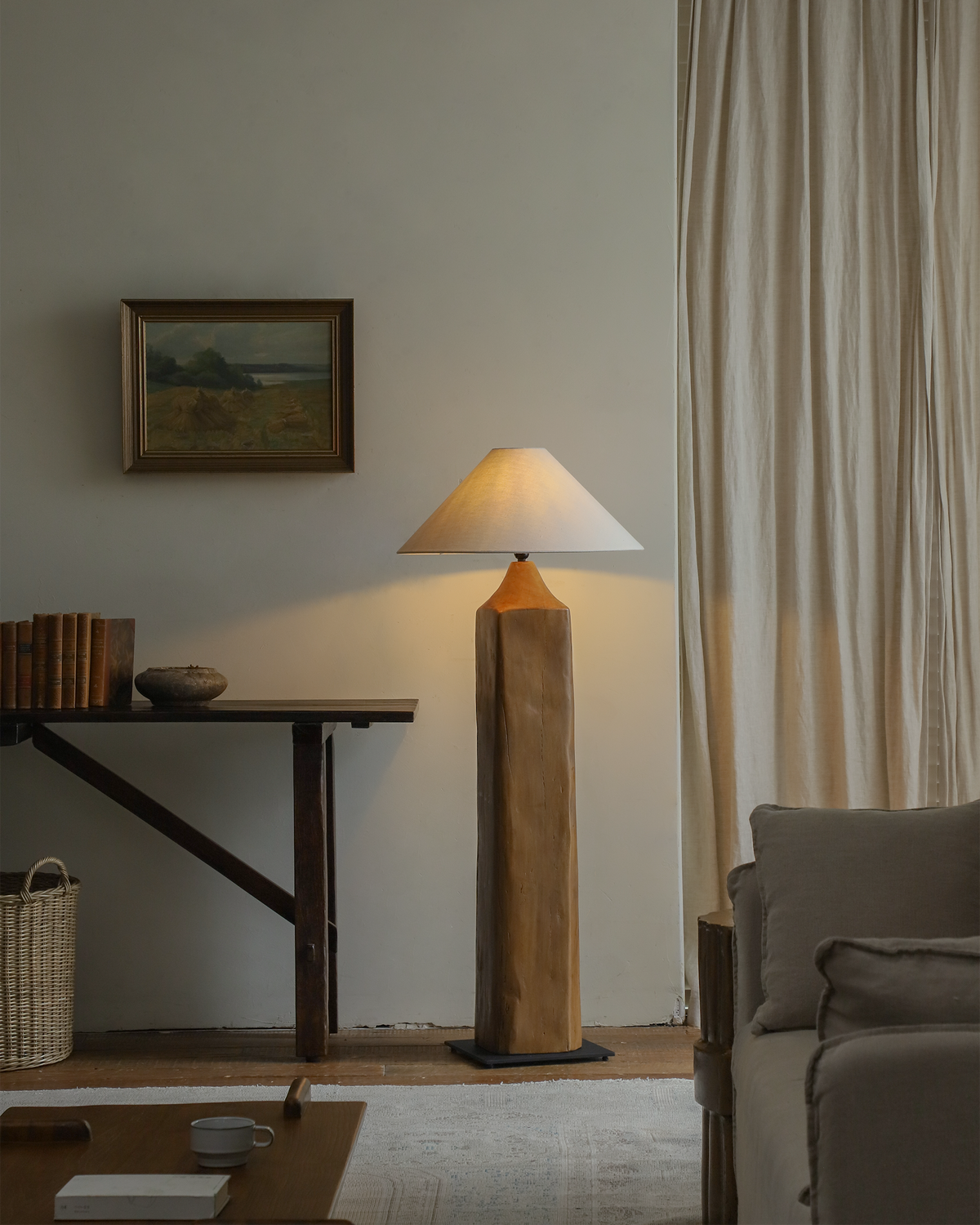 Wooden Floor Lamp