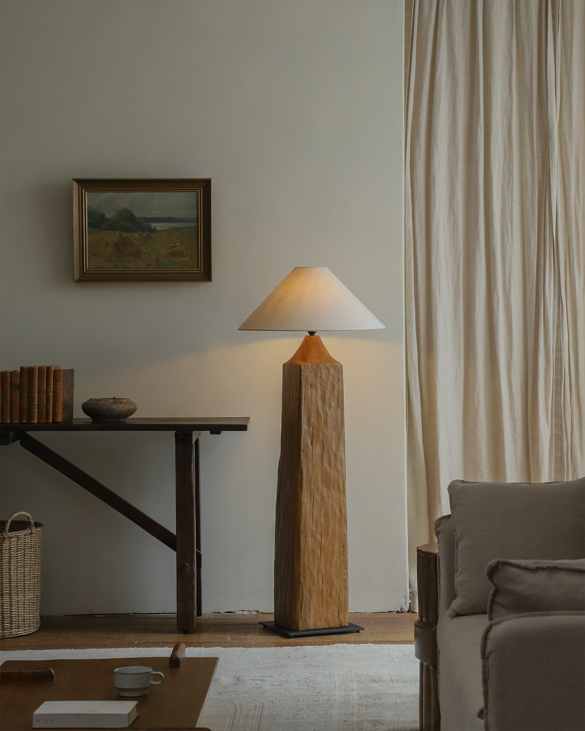Wooden Floor Lamp