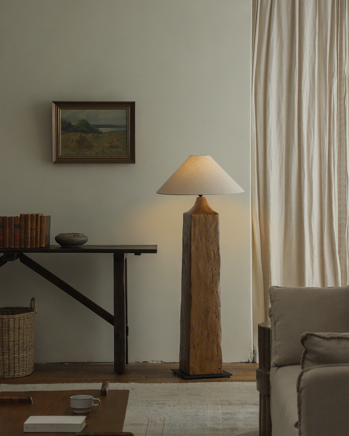 Wooden Floor Lamp