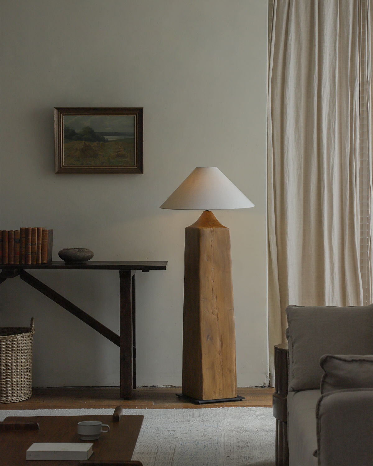 Wooden Floor Lamp