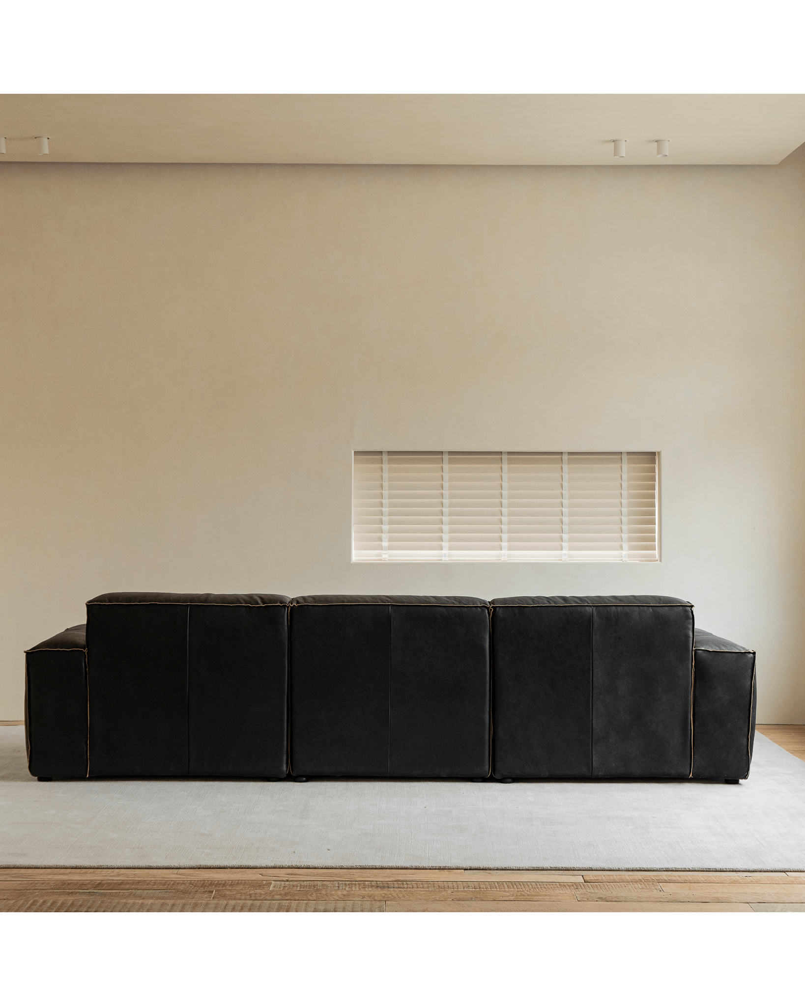 Botan Leather Sectional Sofa - ZM Home