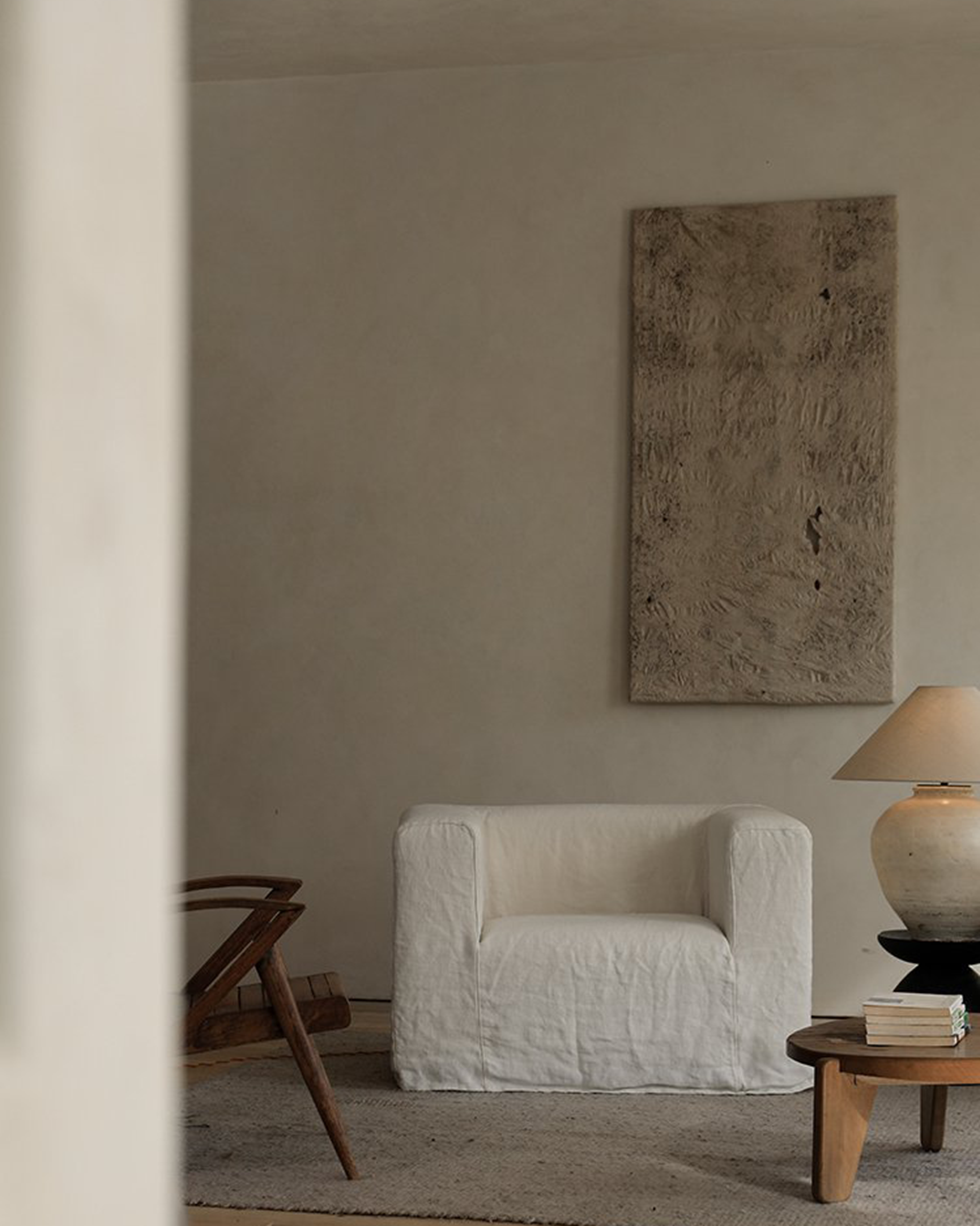 Lea Slipcover Armchair - ZM Home