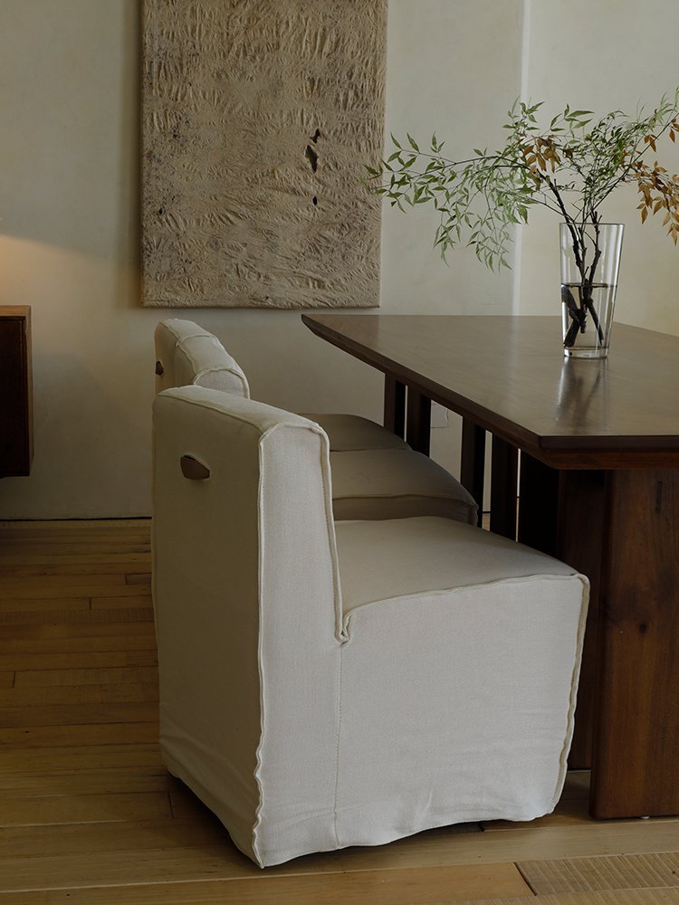 Castor Slipcover Sofa Chair - ZM Home