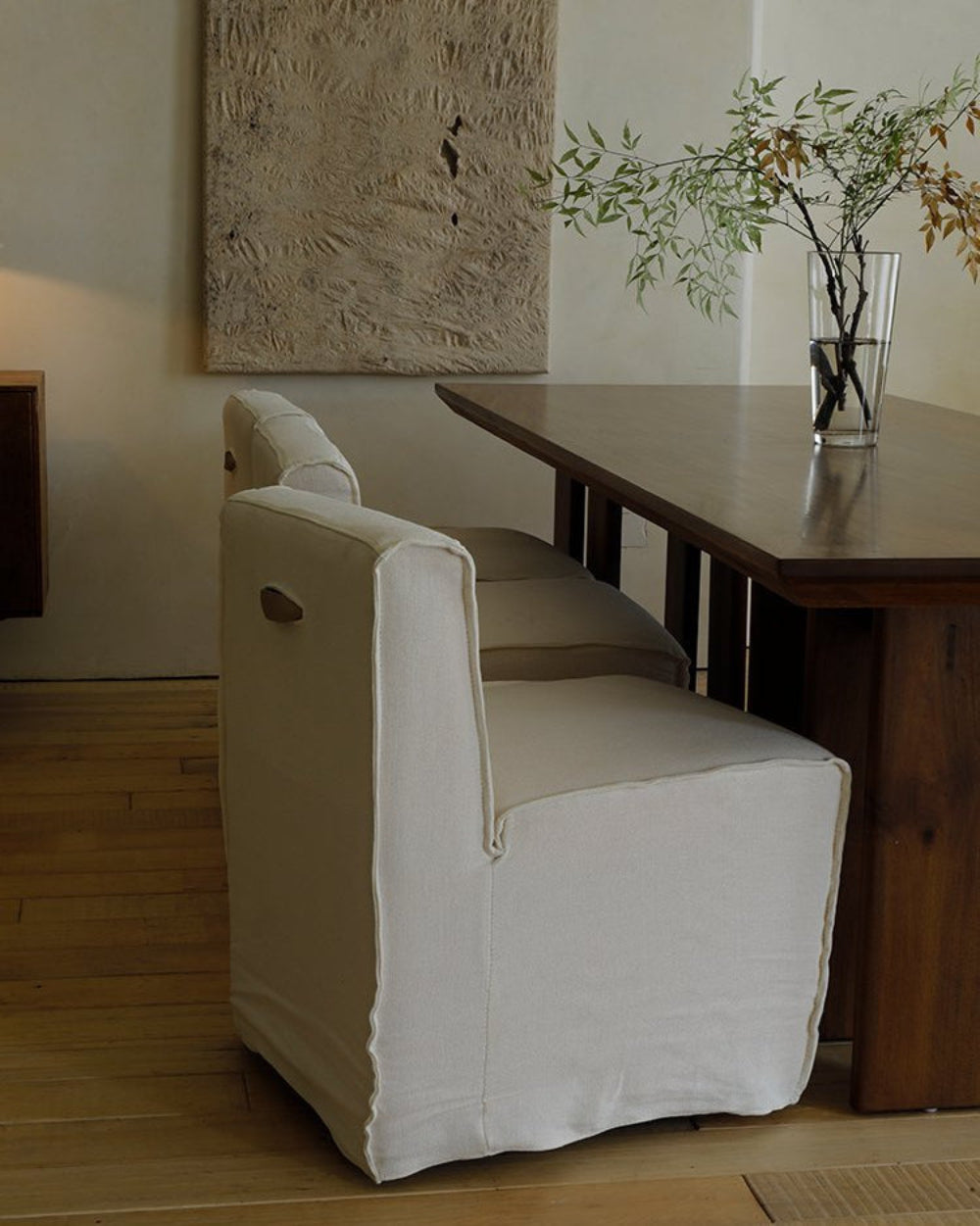 Castor Slipcover Sofa Chair - ZM Home