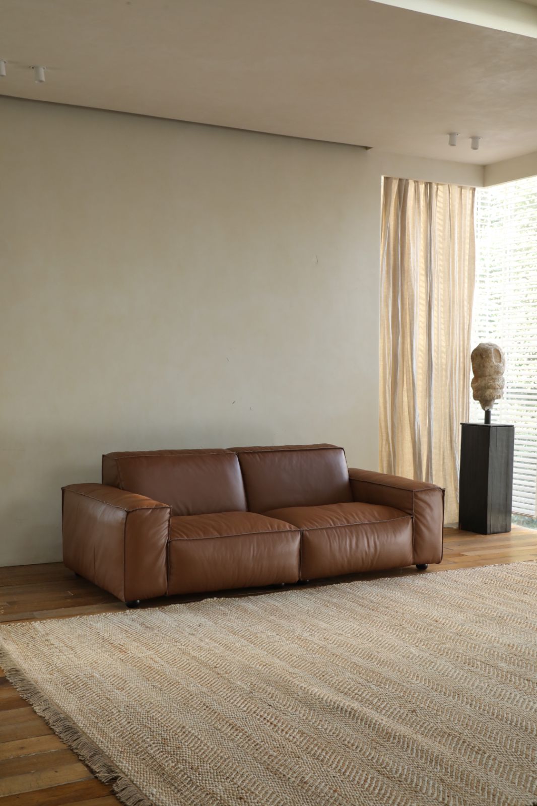 Botan Leather Sectional Sofa - ZM Home