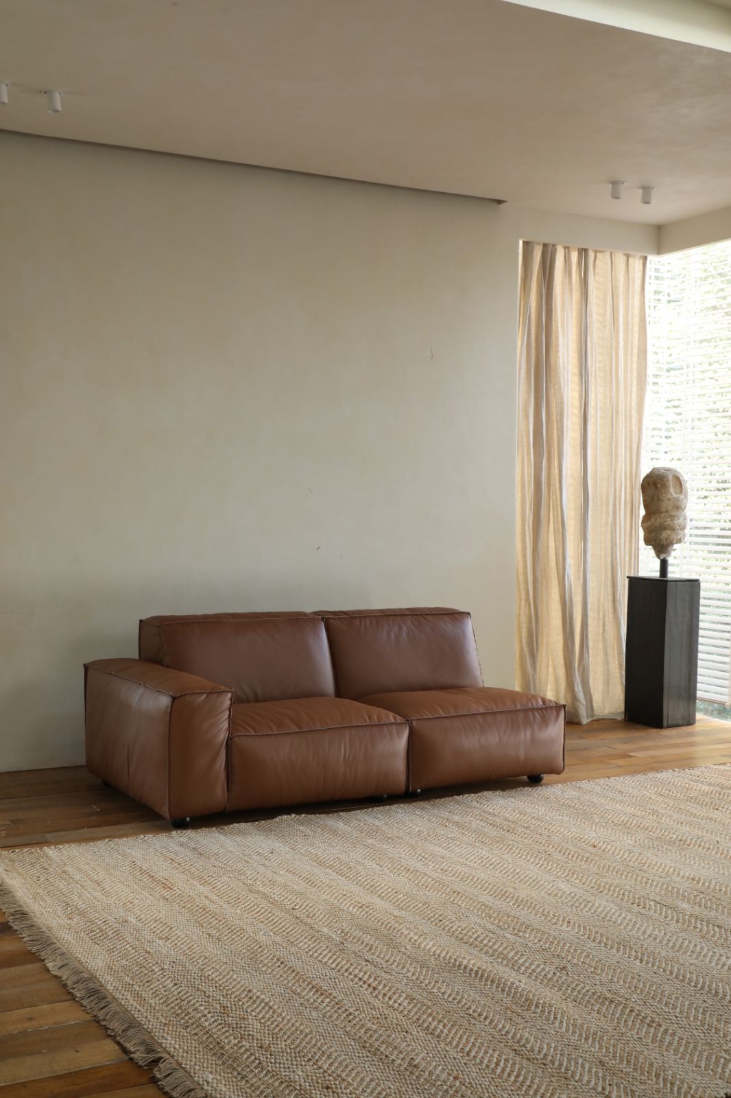 Botan Leather Sectional Sofa - ZM Home