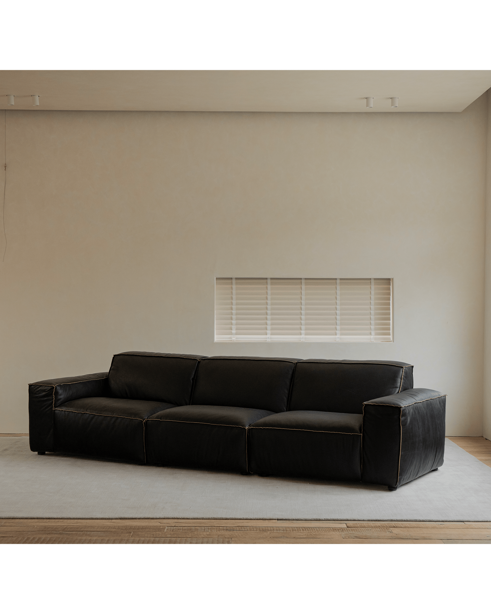 Botan Leather Sectional Sofa - ZM Home