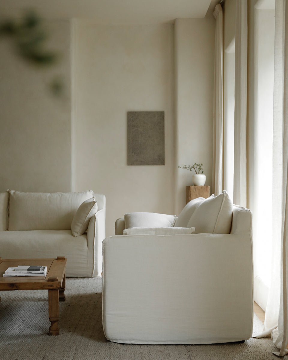 Malle Slipcovered Sofa - ZM Home