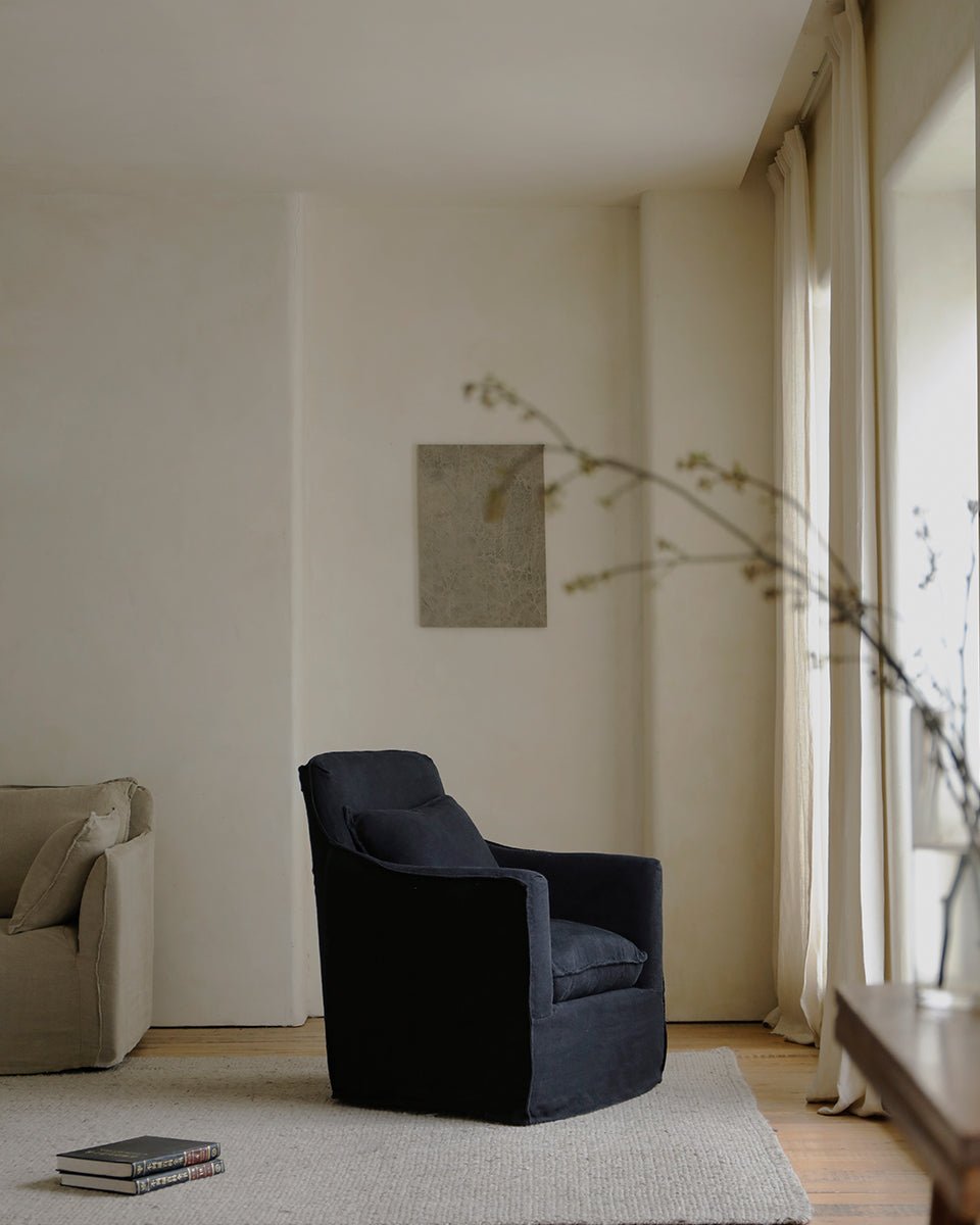 Sola Slipcovered Armchair - ZM Home