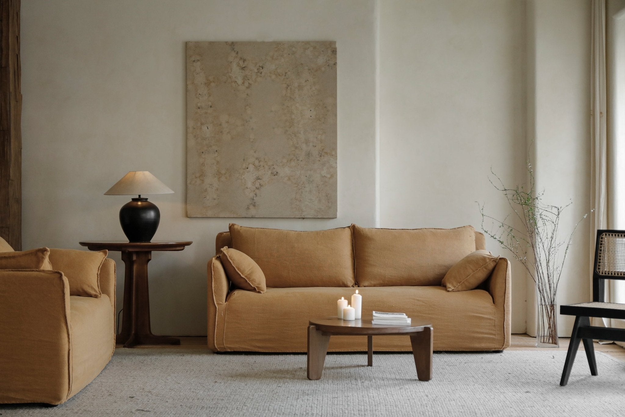 Malle Slipcovered Sofa - ZM Home