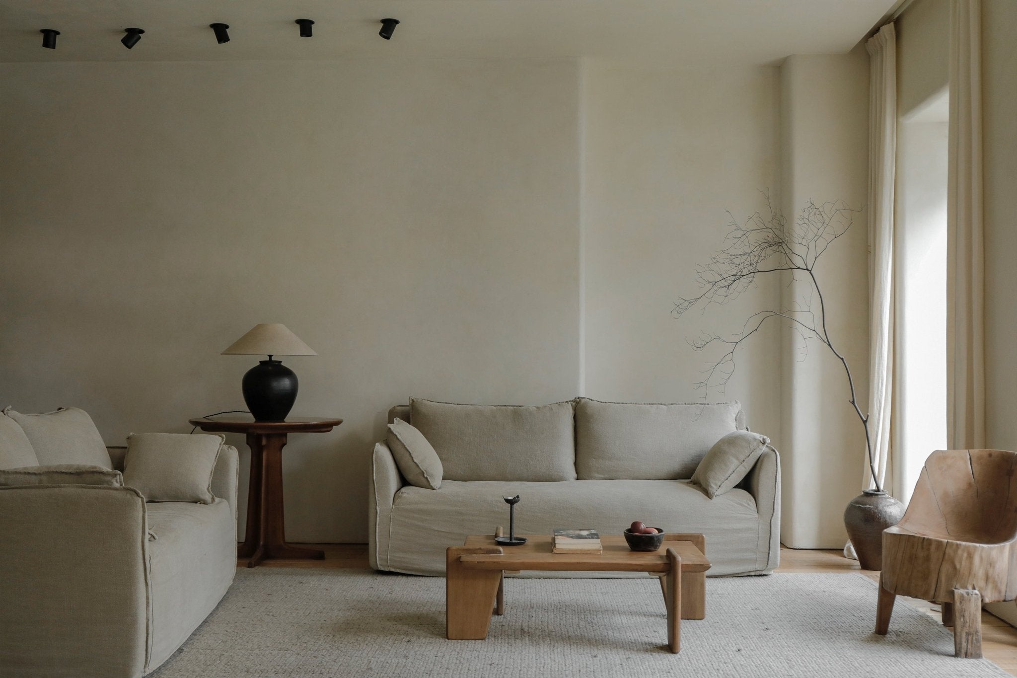 Malle Slipcovered Sofa - ZM Home