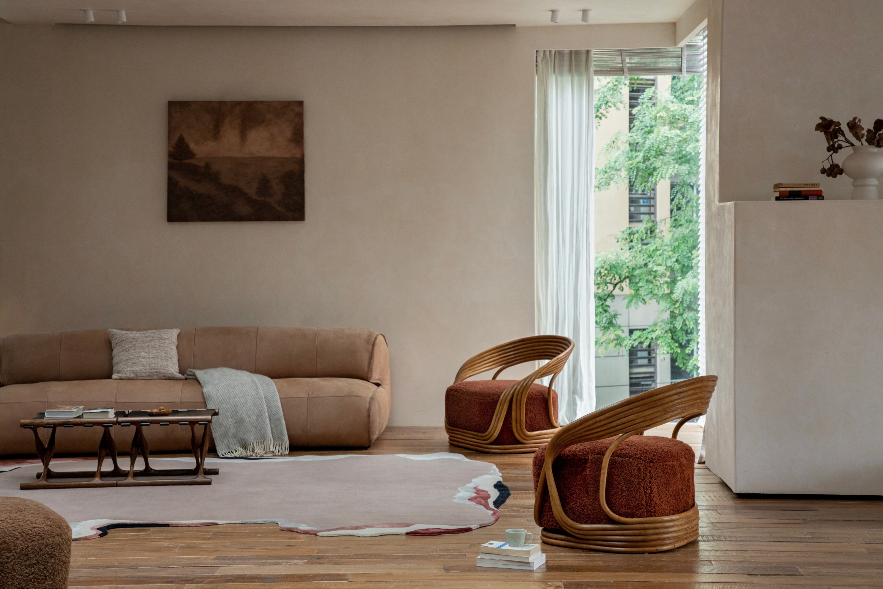 How to Place Two Lounge Chairs Without Making Your Living Room Feel Crowded