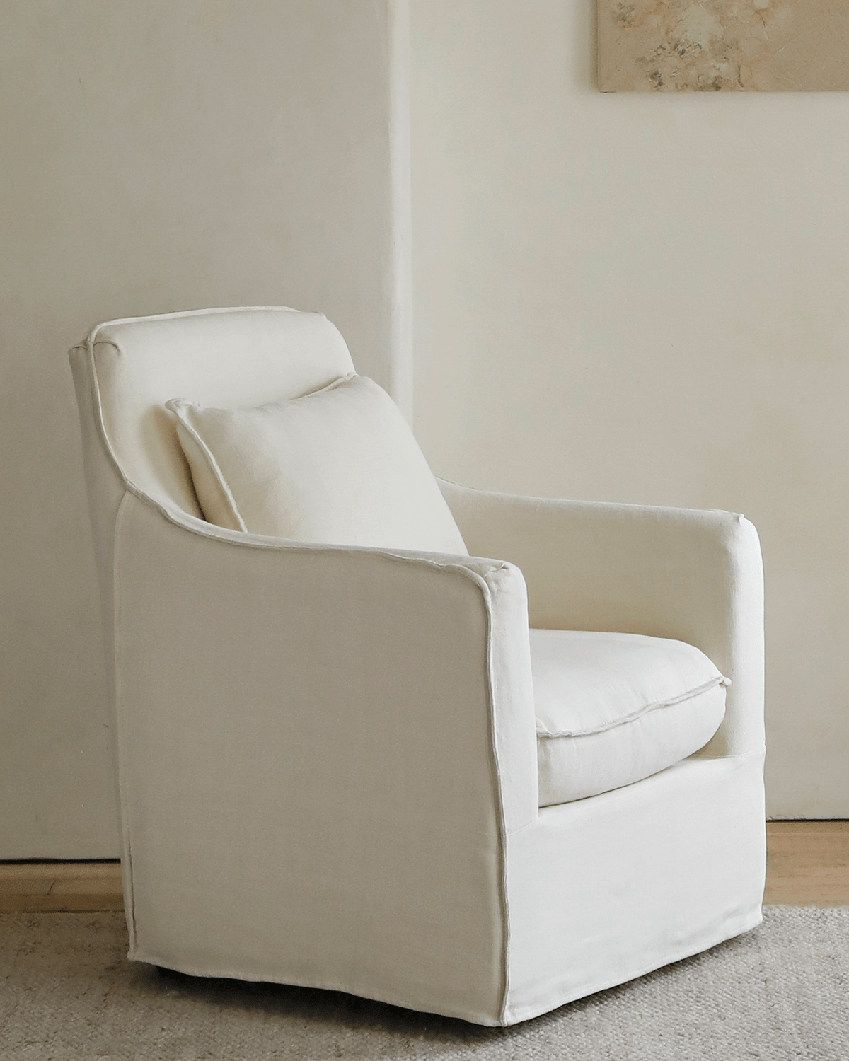 Sola Slipcovered Armchair - ZM Home